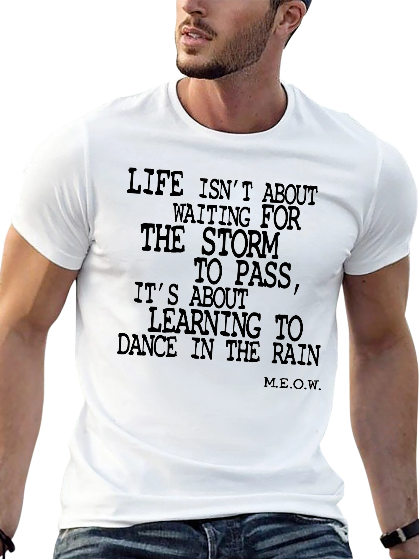 Dance in the Rain Graphic Tee - Inspirational Motto