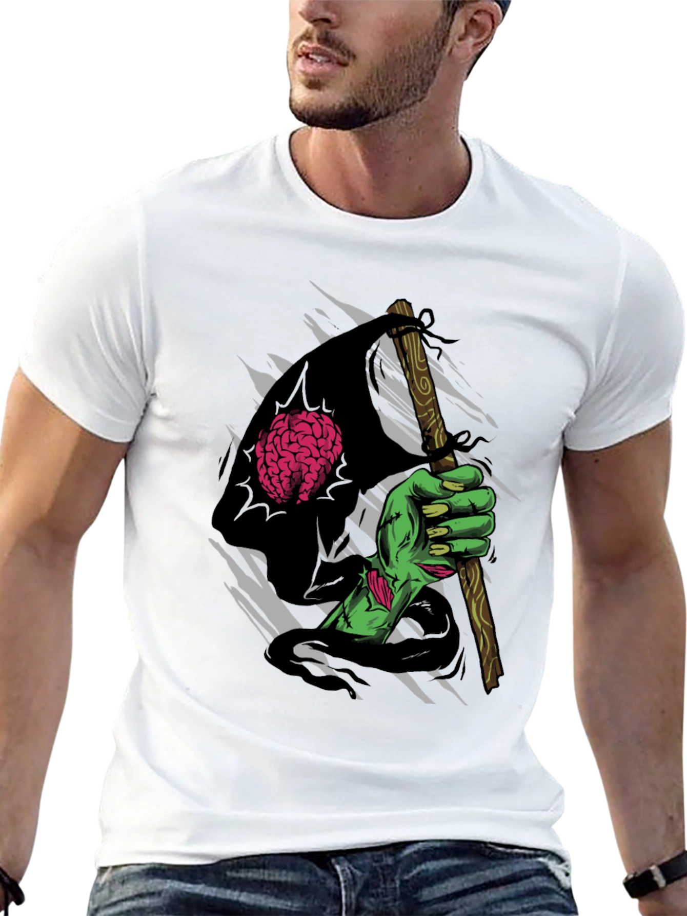 Zombie Hand Brain Reaper T-Shirt