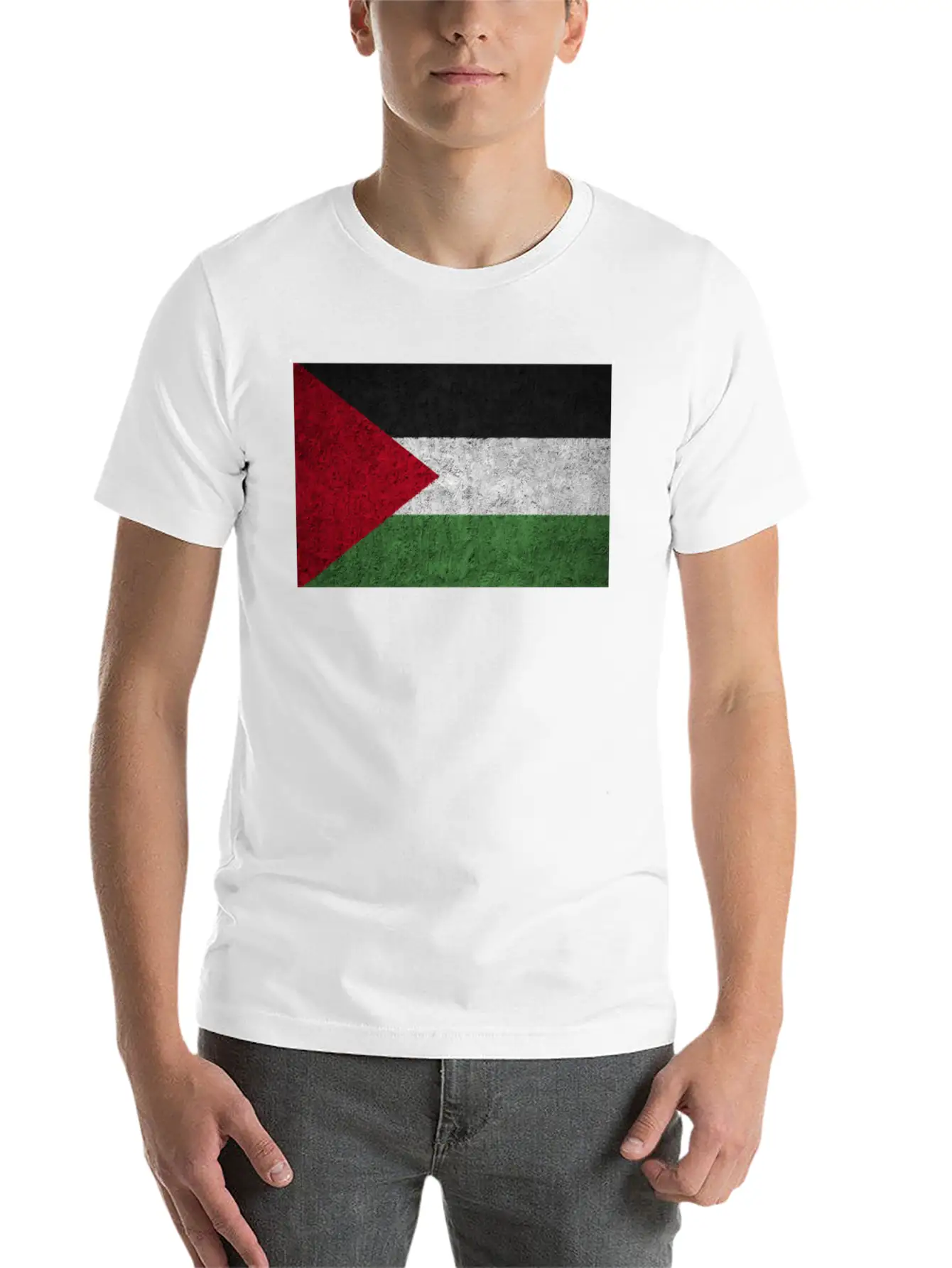 Palestinian Flag Unisex Casual T-Shirt – Clean Design For Daily Comfort