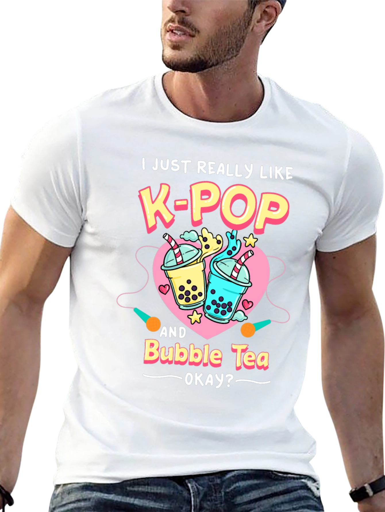 K-Pop & Bubble Tea Graphic Tee