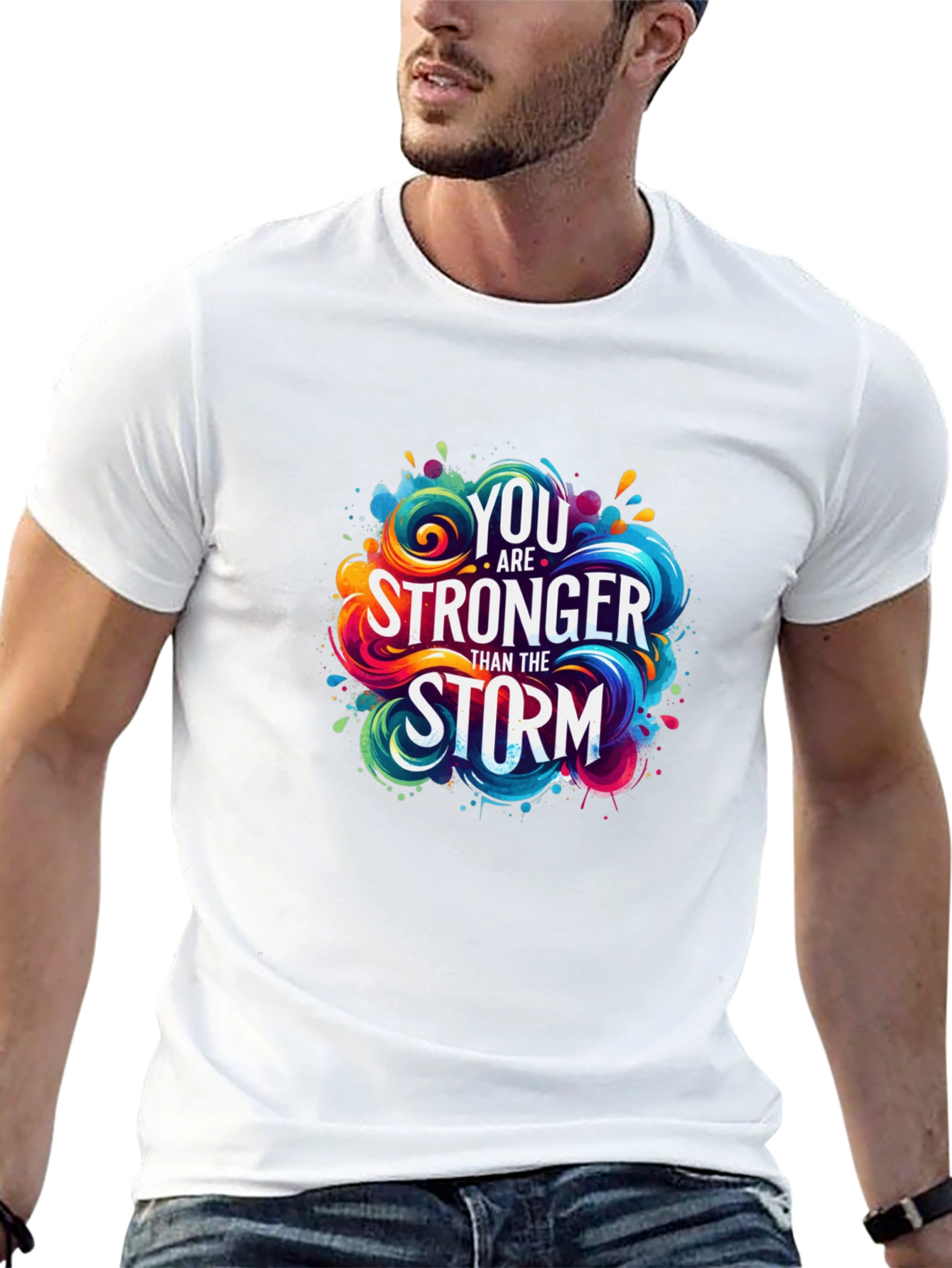 Stronger Than The Storm Graphic T-Shirt