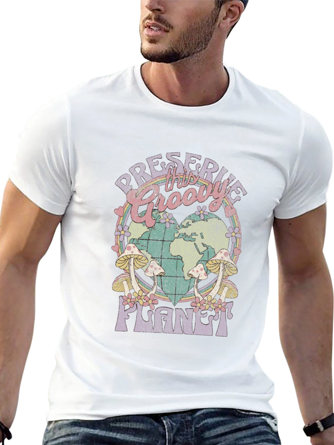 Preserve the Groovy Planet Graphic Tee