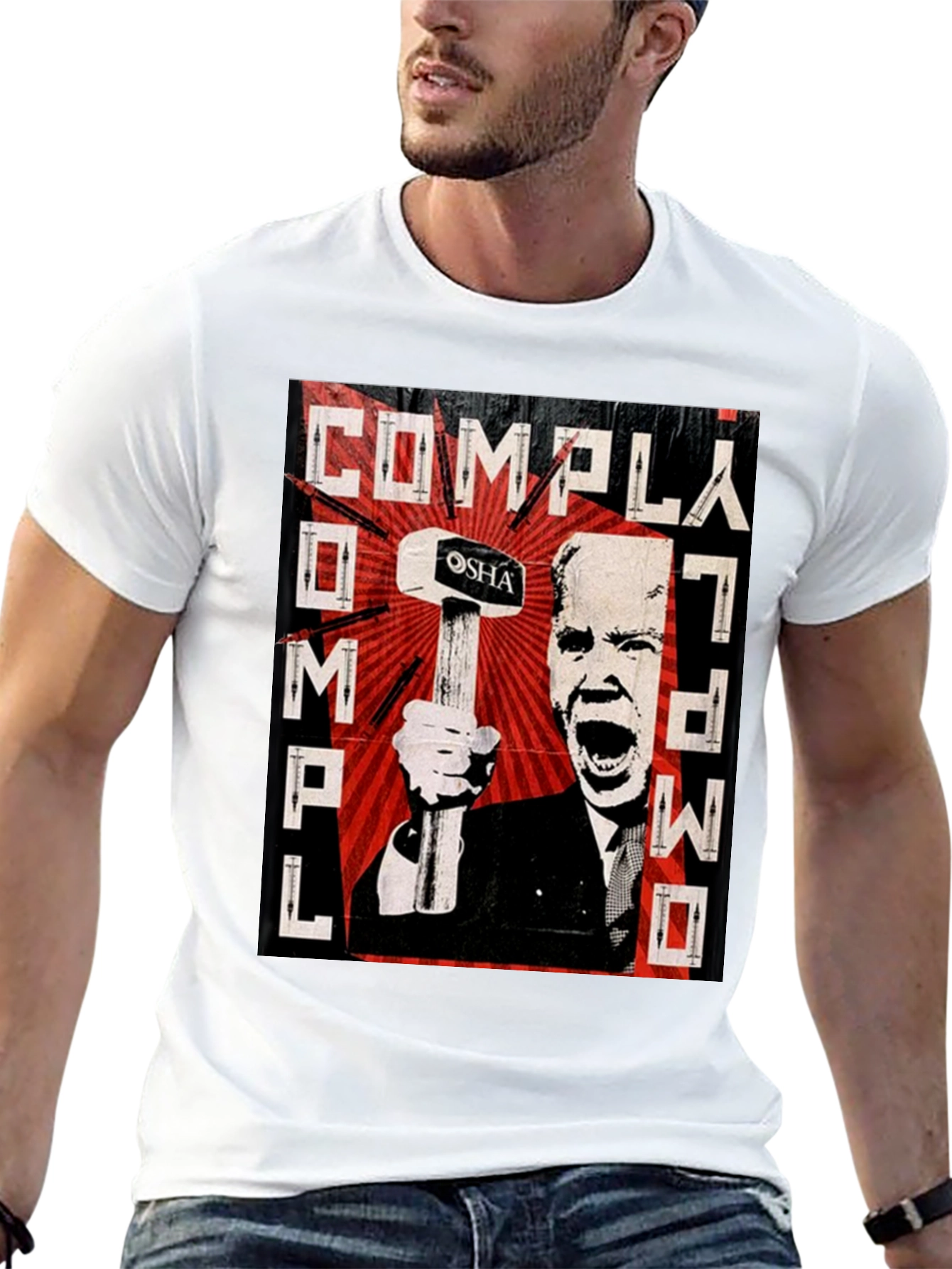 Comply or Die Graphic Tee - Black
