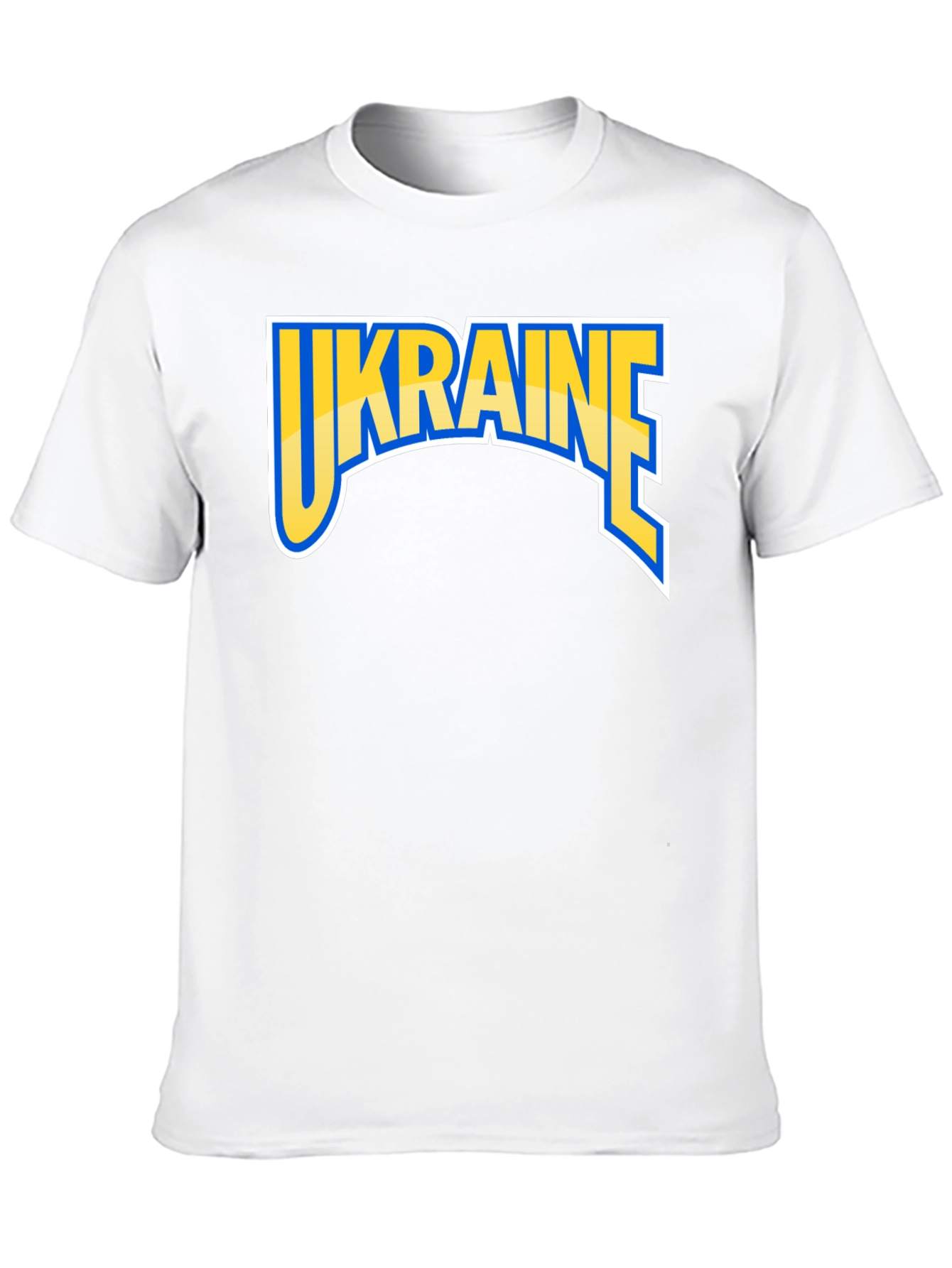 Ukraine Graphic Tee - Bold Patriotic Style