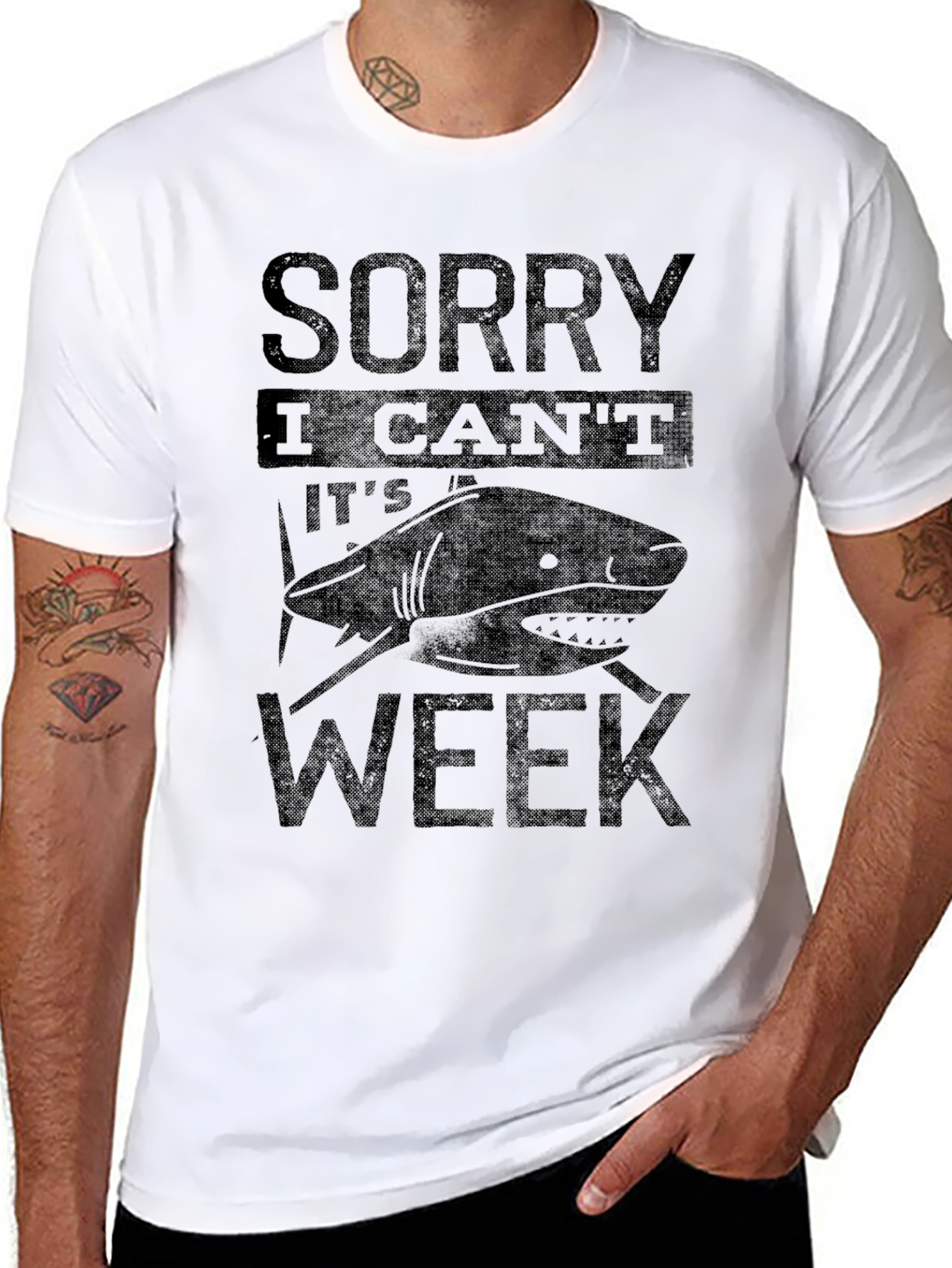 Shark Week T-Shirt - Sorry I Cant