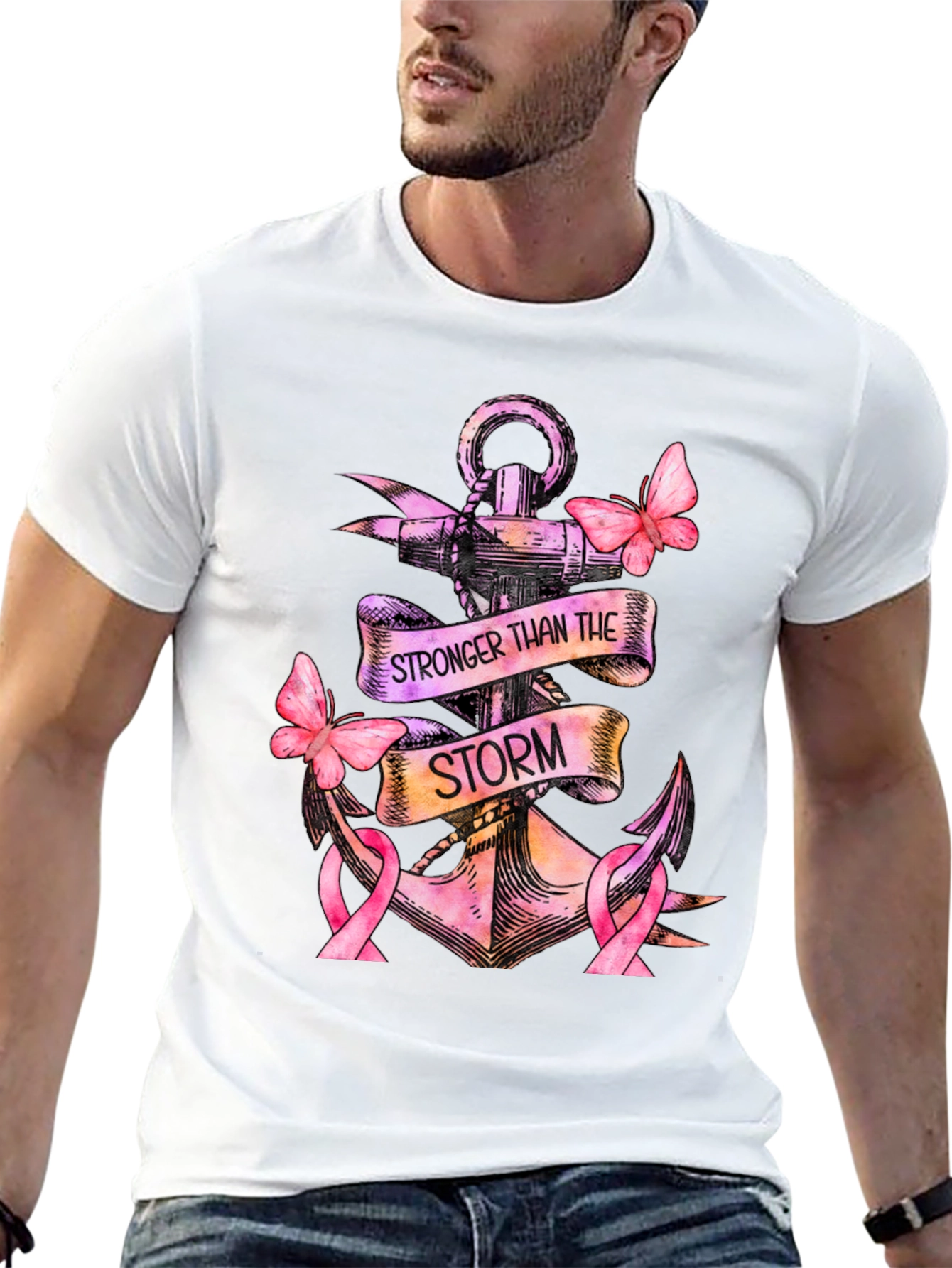 Stronger Than The Storm Anchor T-Shirt