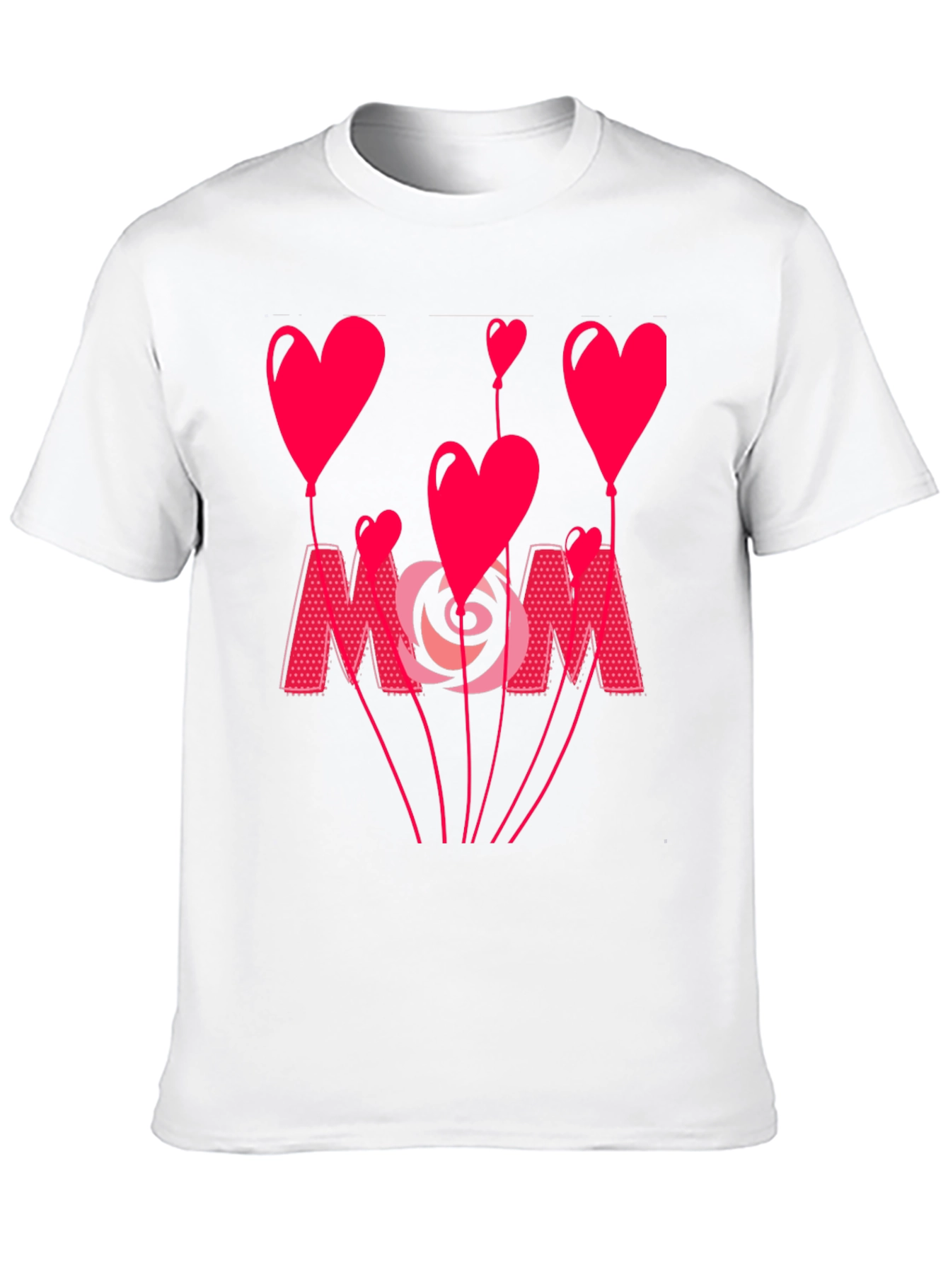 Mom Heart Balloon Graphic Tee - Mothers Day Shirt