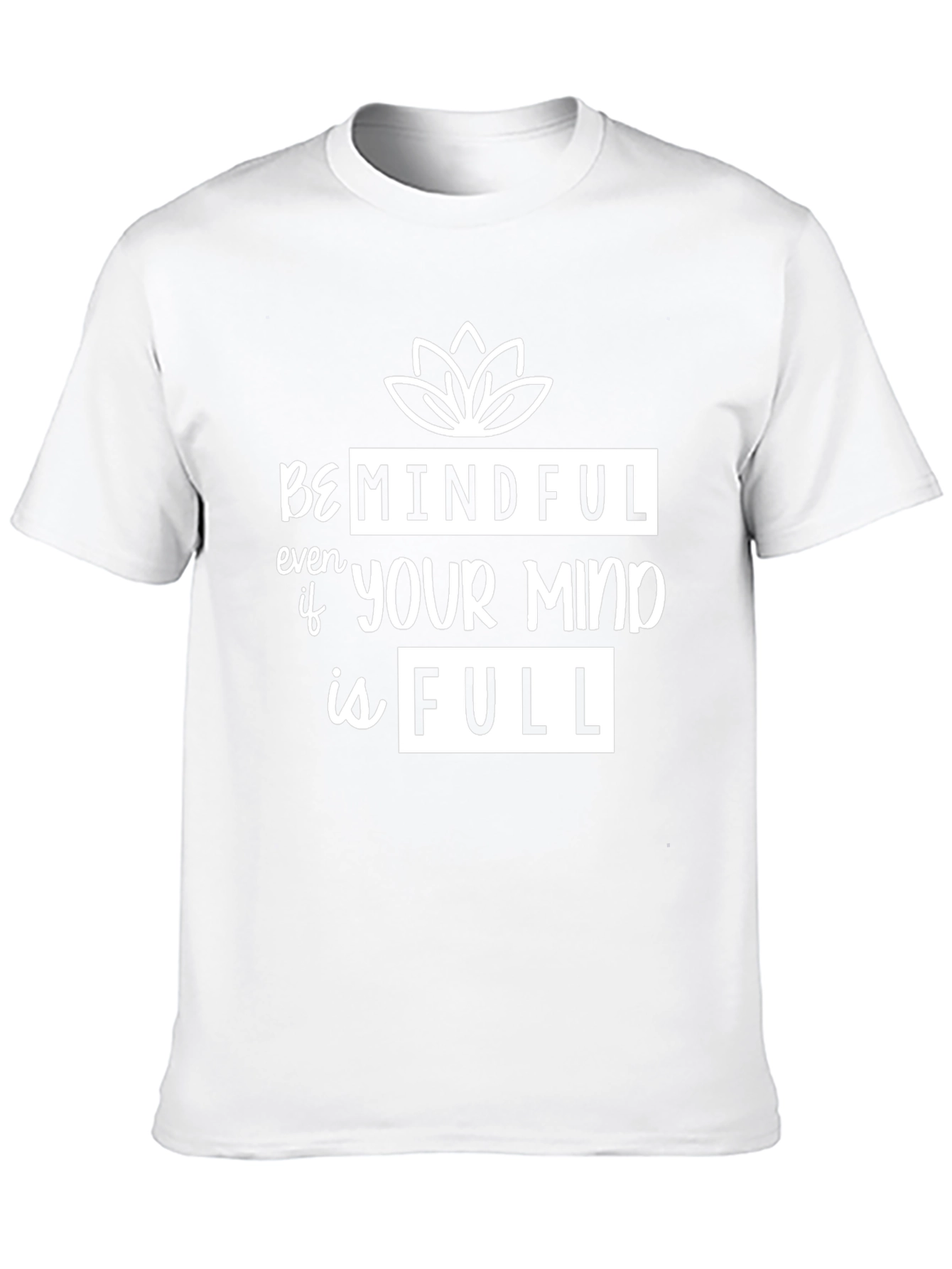 Be Mindful Graphic Tee - Black