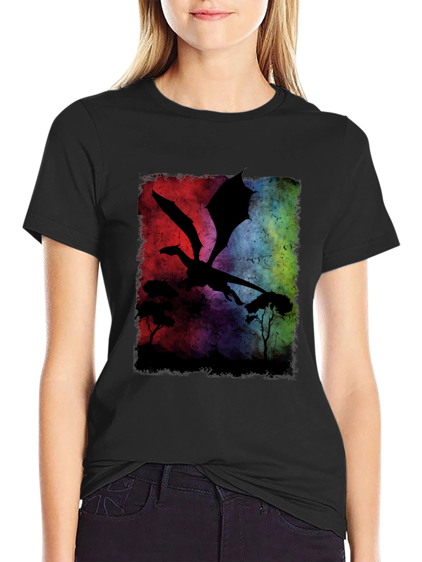 Dragon Silhouette T-Shirt - Graphic Tee