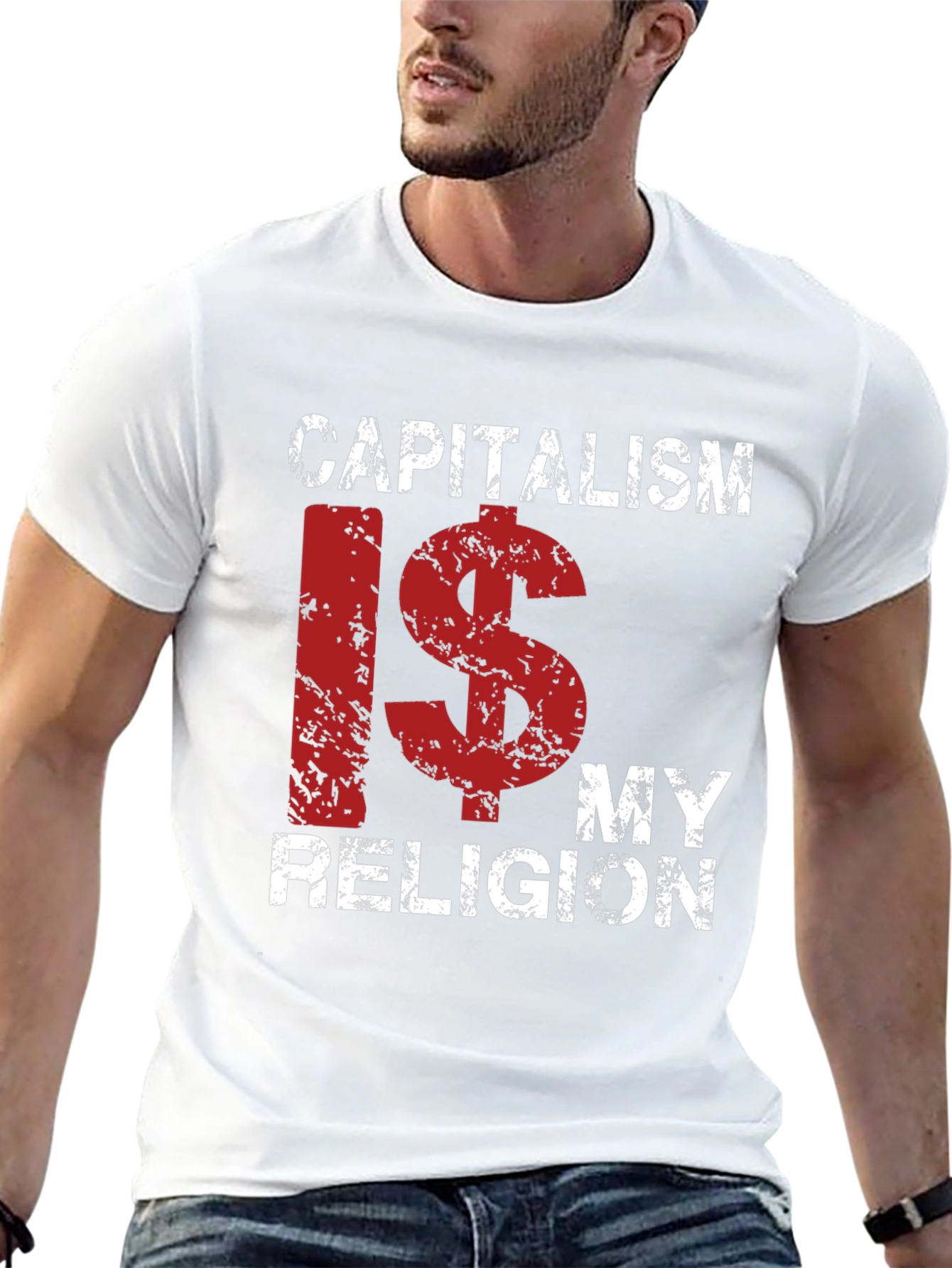 Capitalism is My Religion Graphic T-Shirt