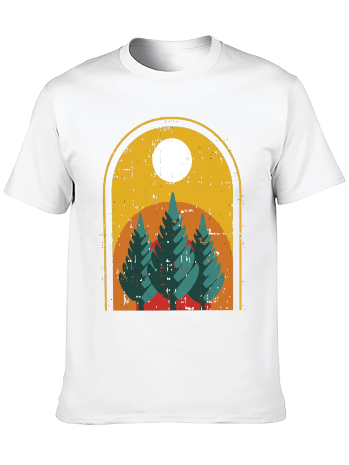 Retro Nature Scene T-Shirt