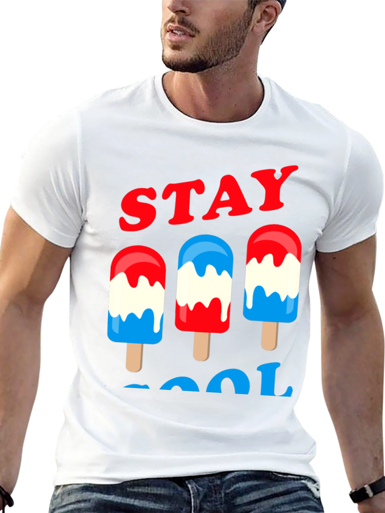 Stay Cool Patriotic Popsicle T-Shirt
