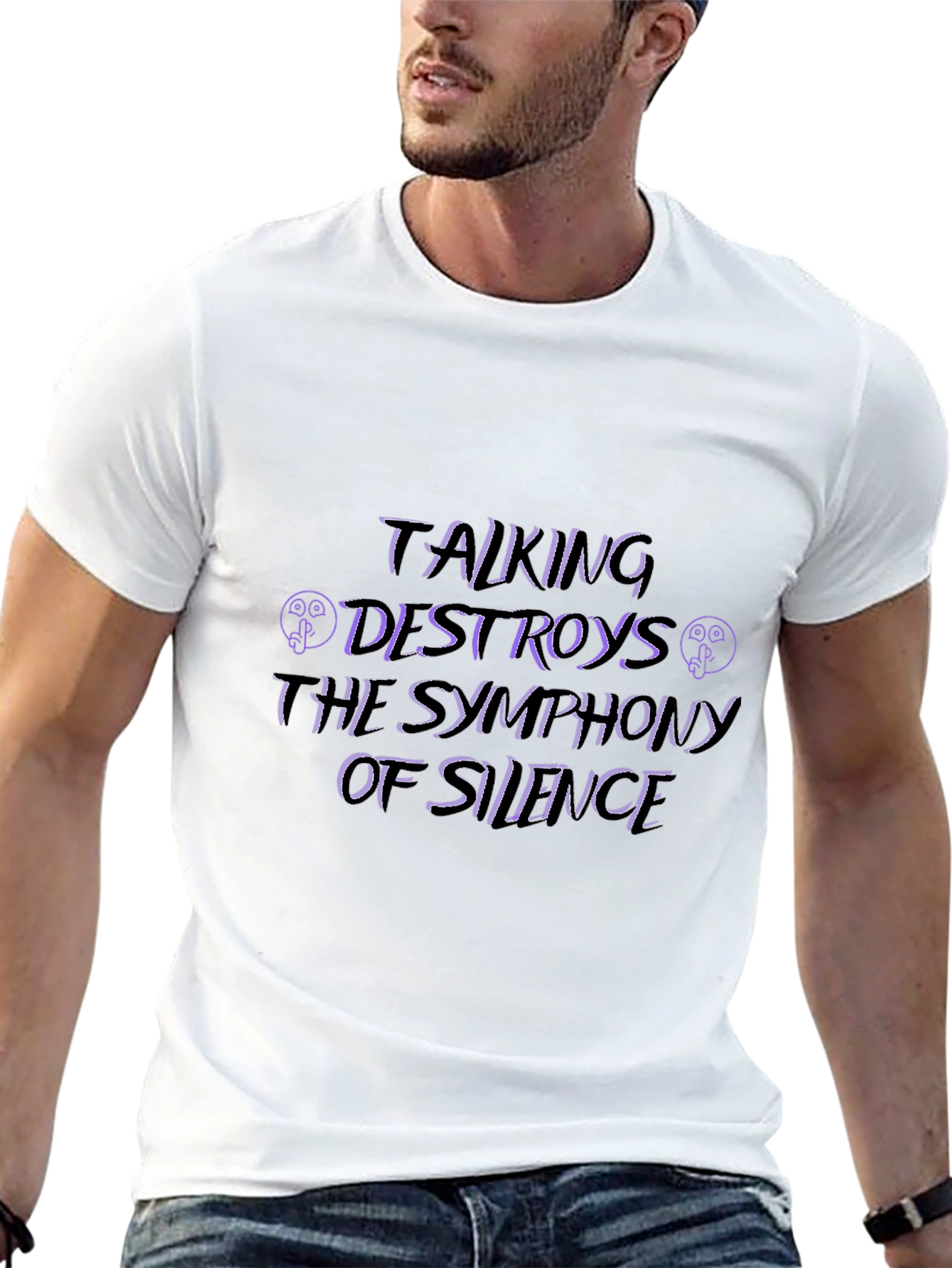 Talking Destroys the Symphony of Silence T-Shirt