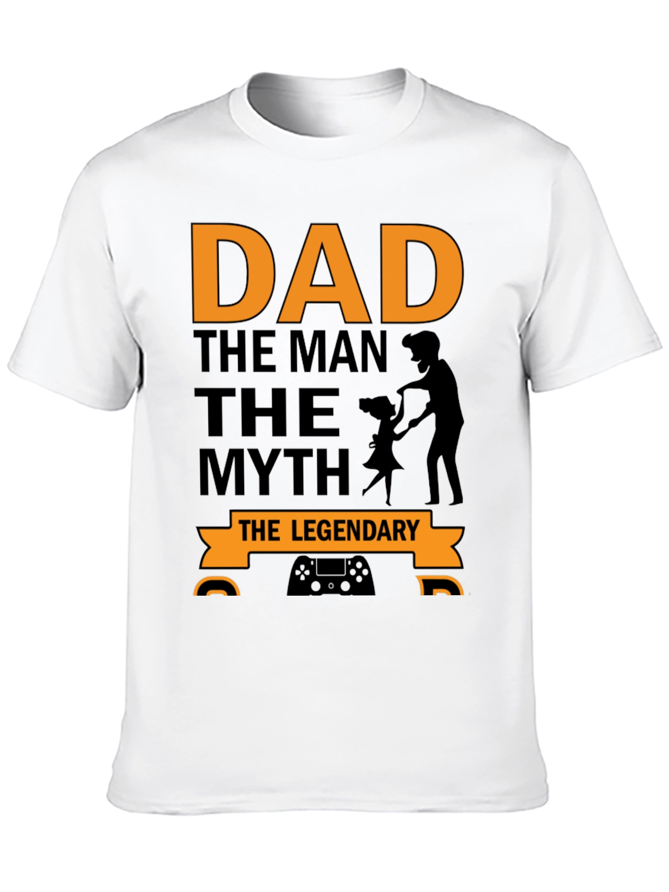 Dad The Man The Myth The Legendary Black T-Shirt