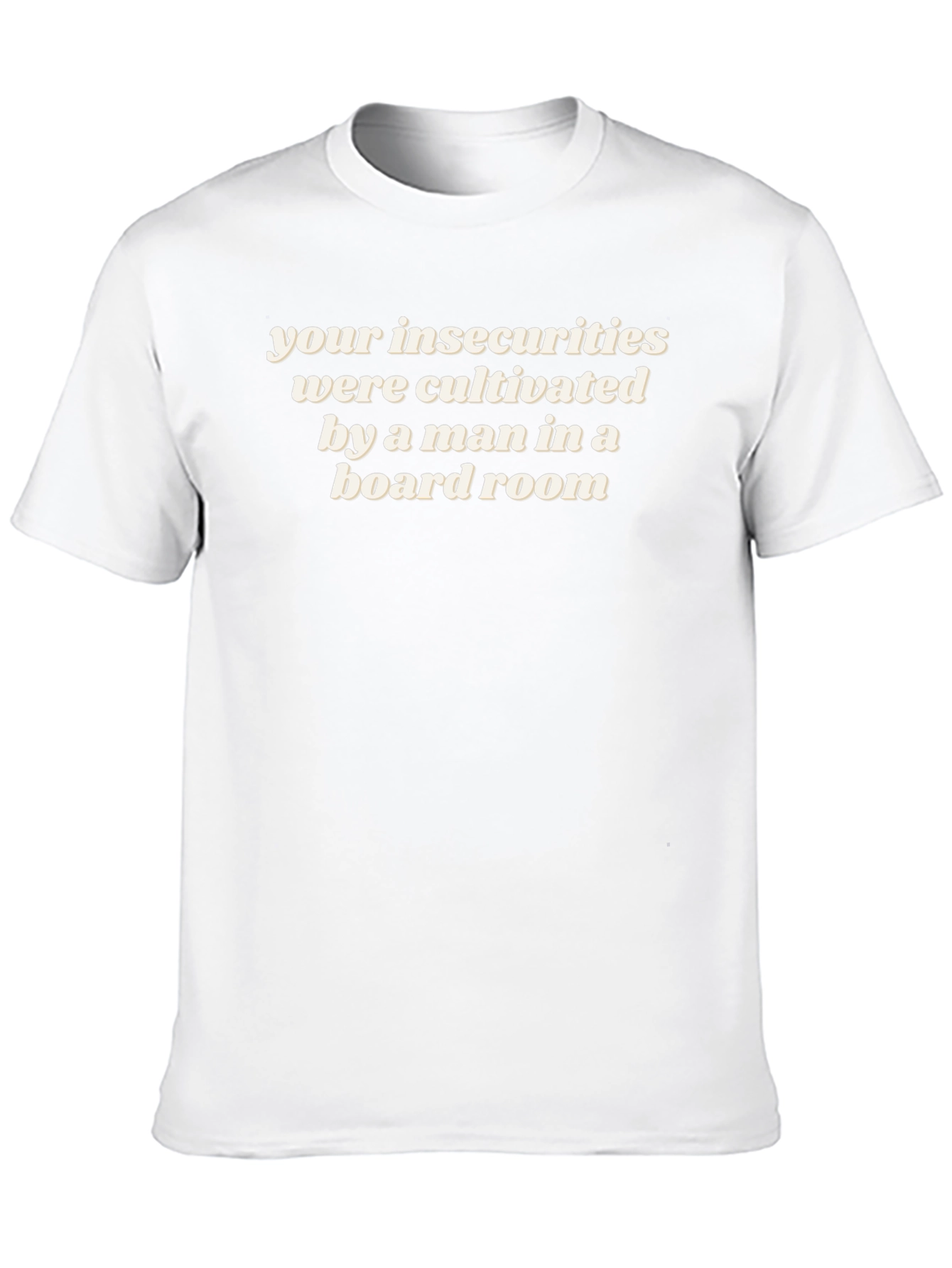 Insecurities Cultivated Tee - Mens Slogan T-Shirt