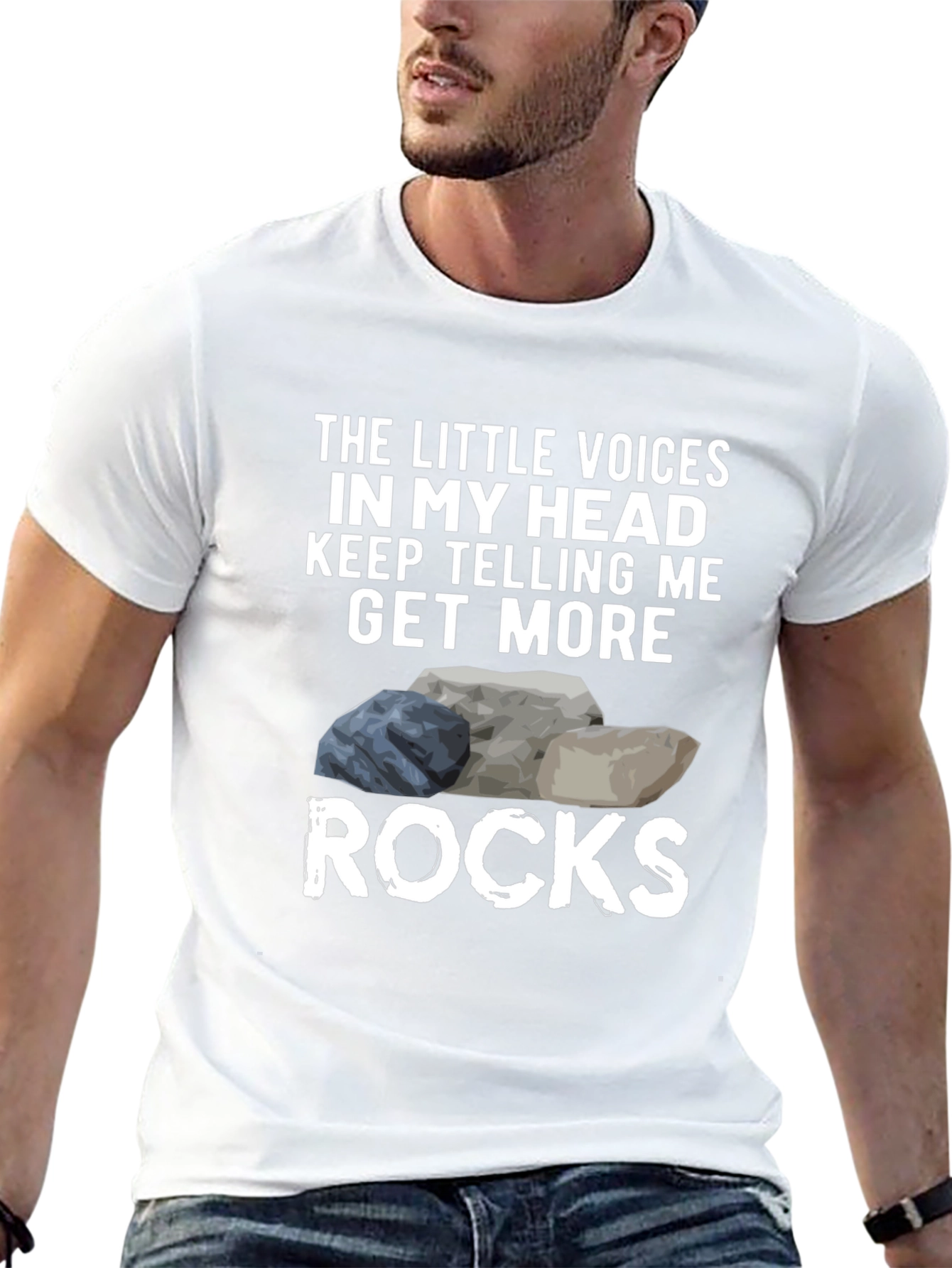 Get More Rocks Graphic T-Shirt