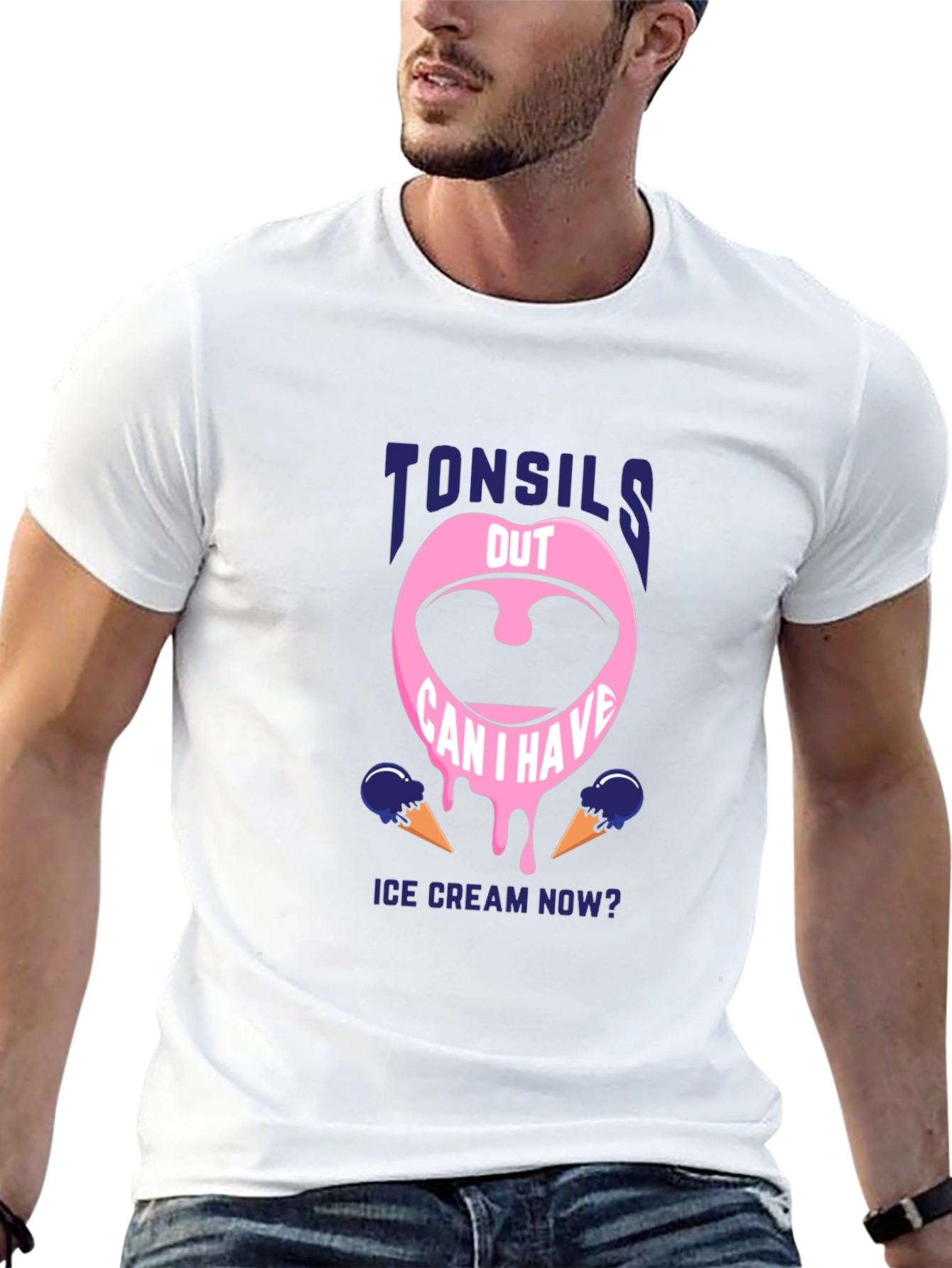 Tonsils Out Ice Cream Now T-Shirt