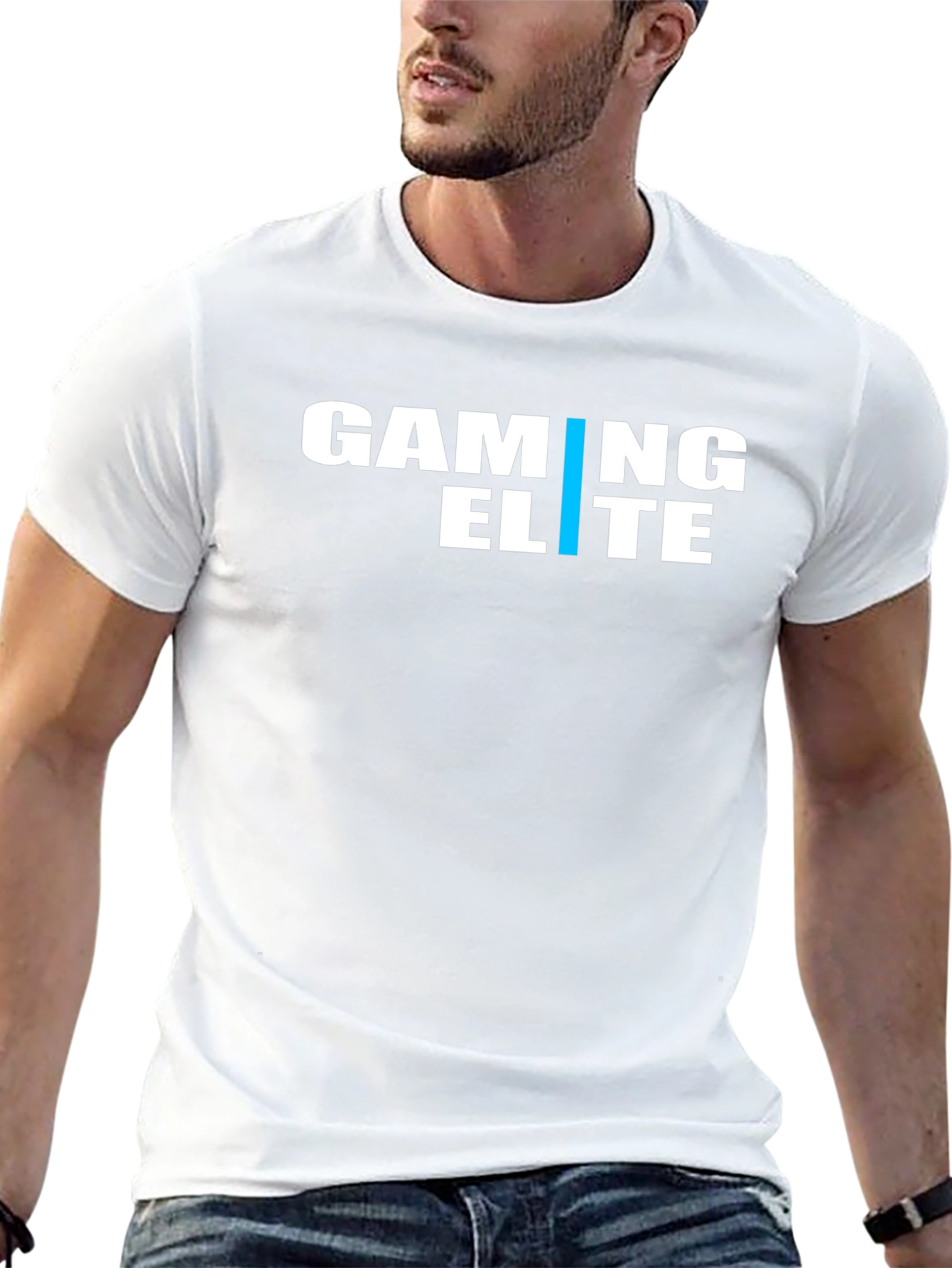 Gaming Elite Black T-Shirt for Men