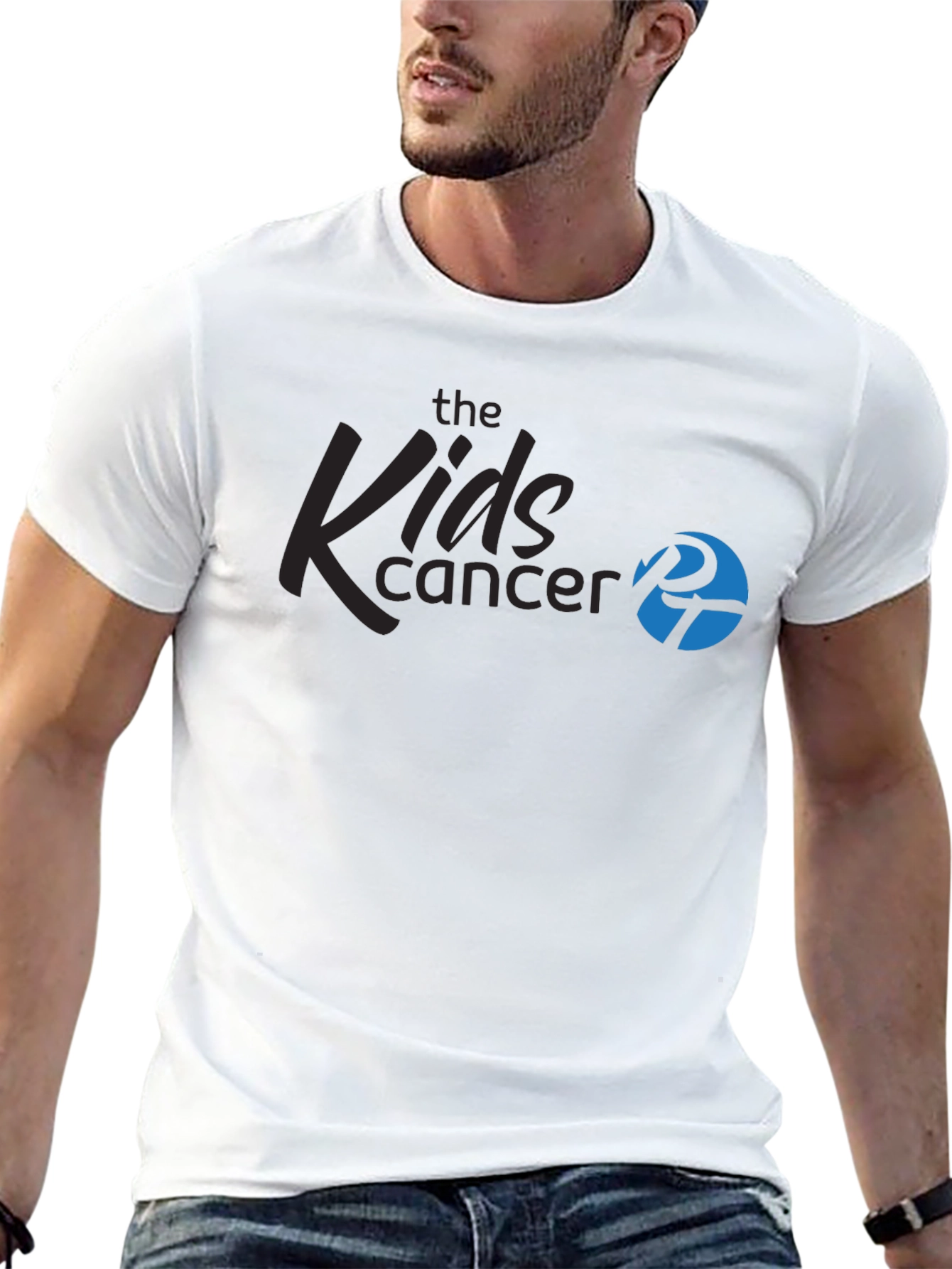Kids Cancer Awareness Black T-Shirt