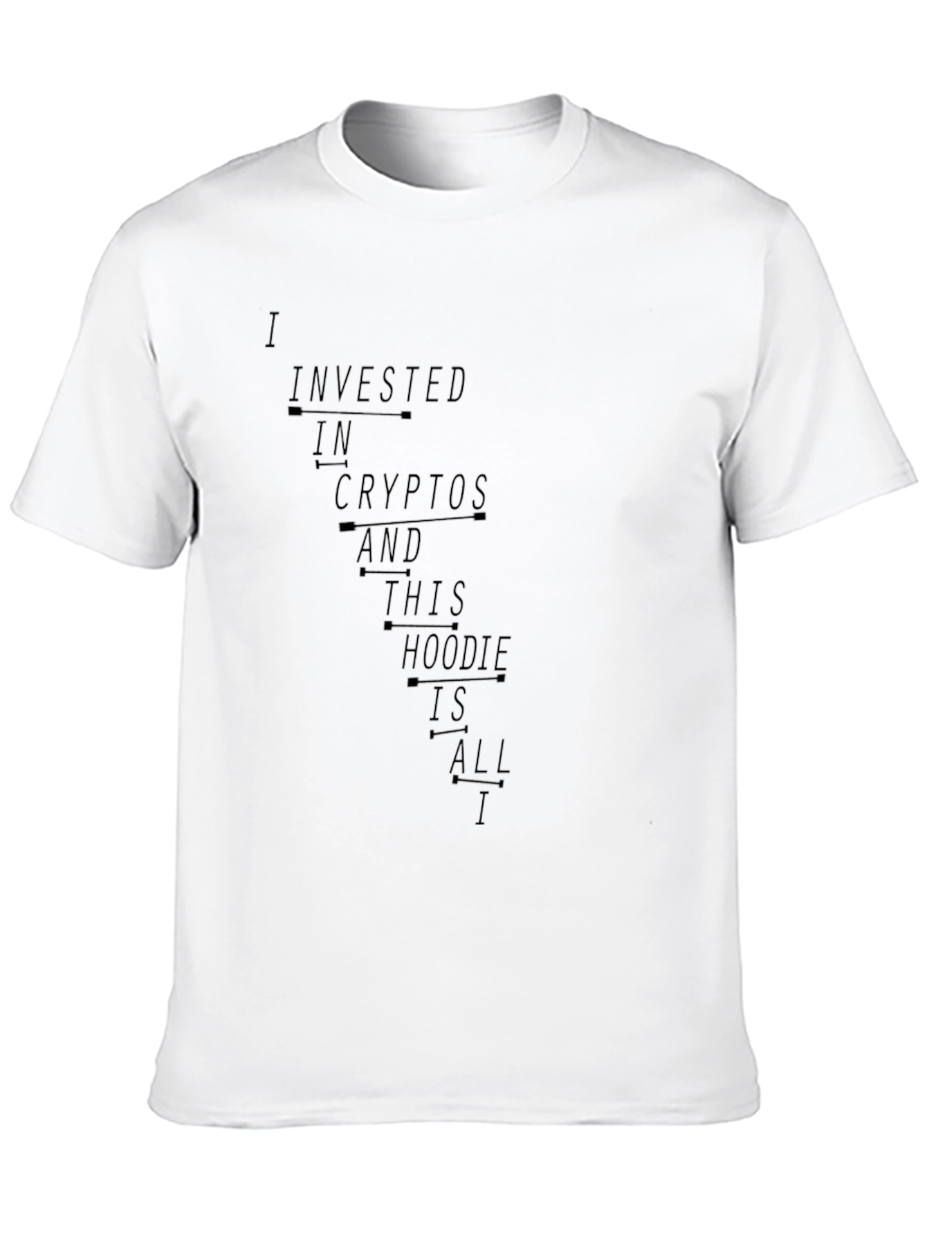 Crypto Investment T-Shirt - Humorous Black Tee