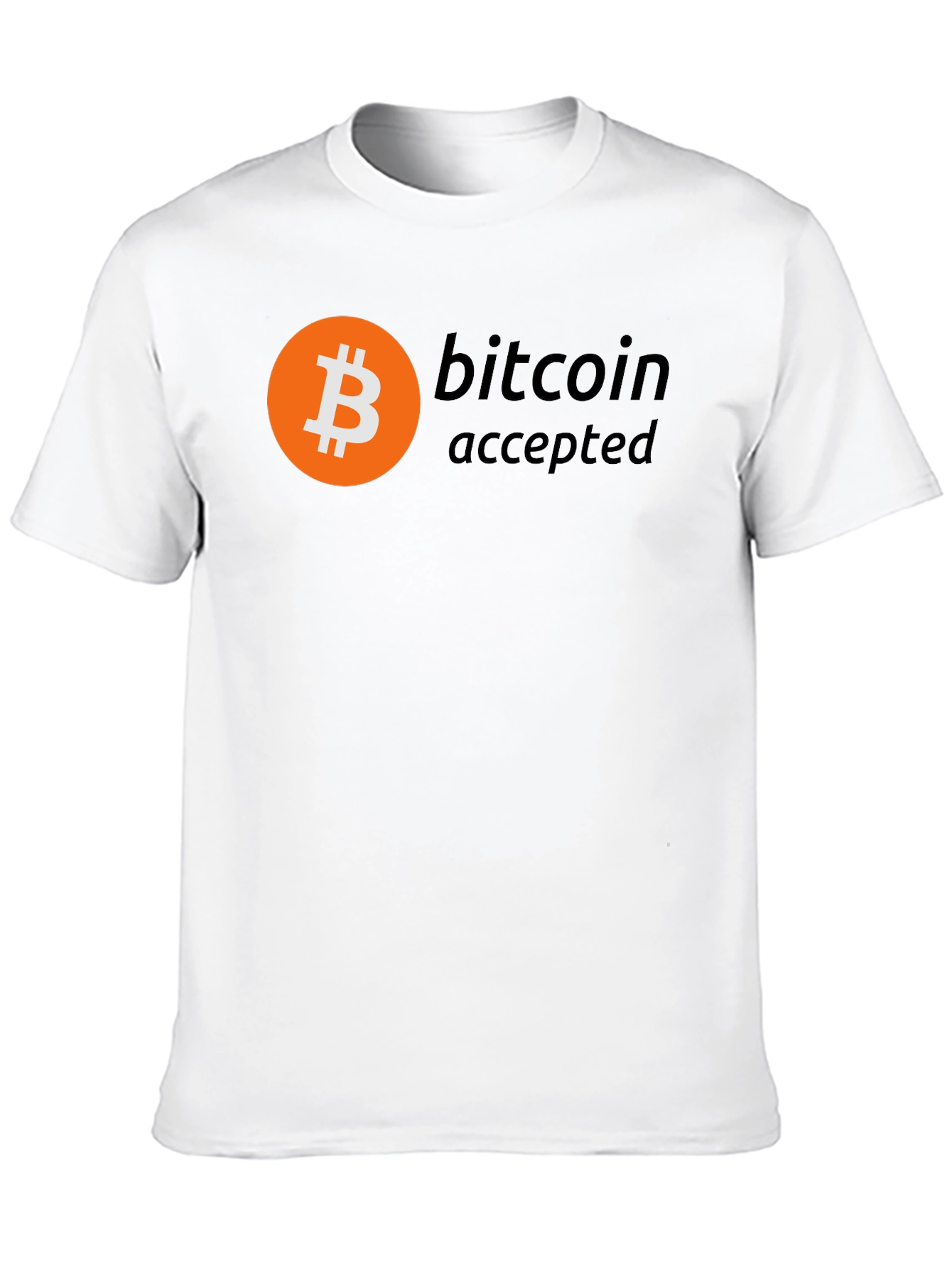 Bitcoin Accepted Black T-Shirt
