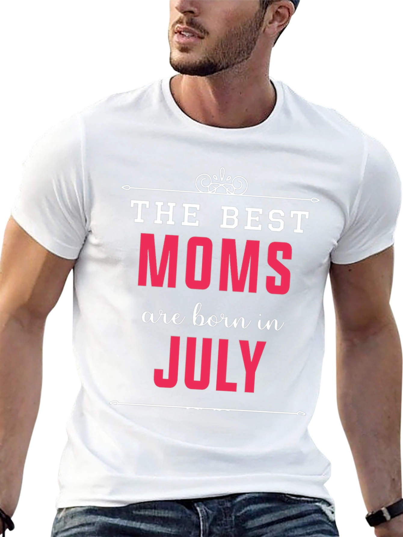 Best Moms Born in July - Graphic T-Shirt