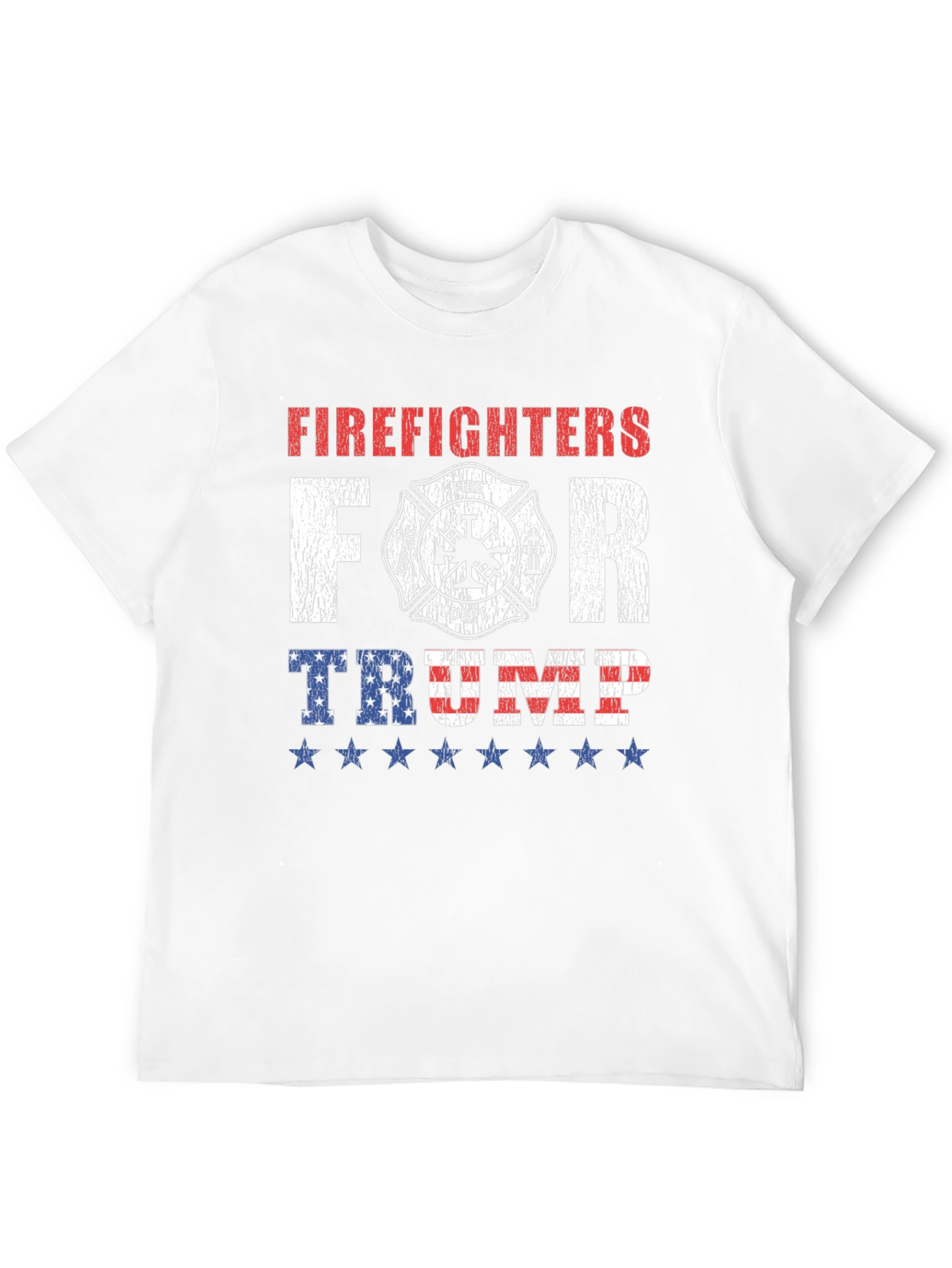 Firefighters For Trump Graphic T-Shirt