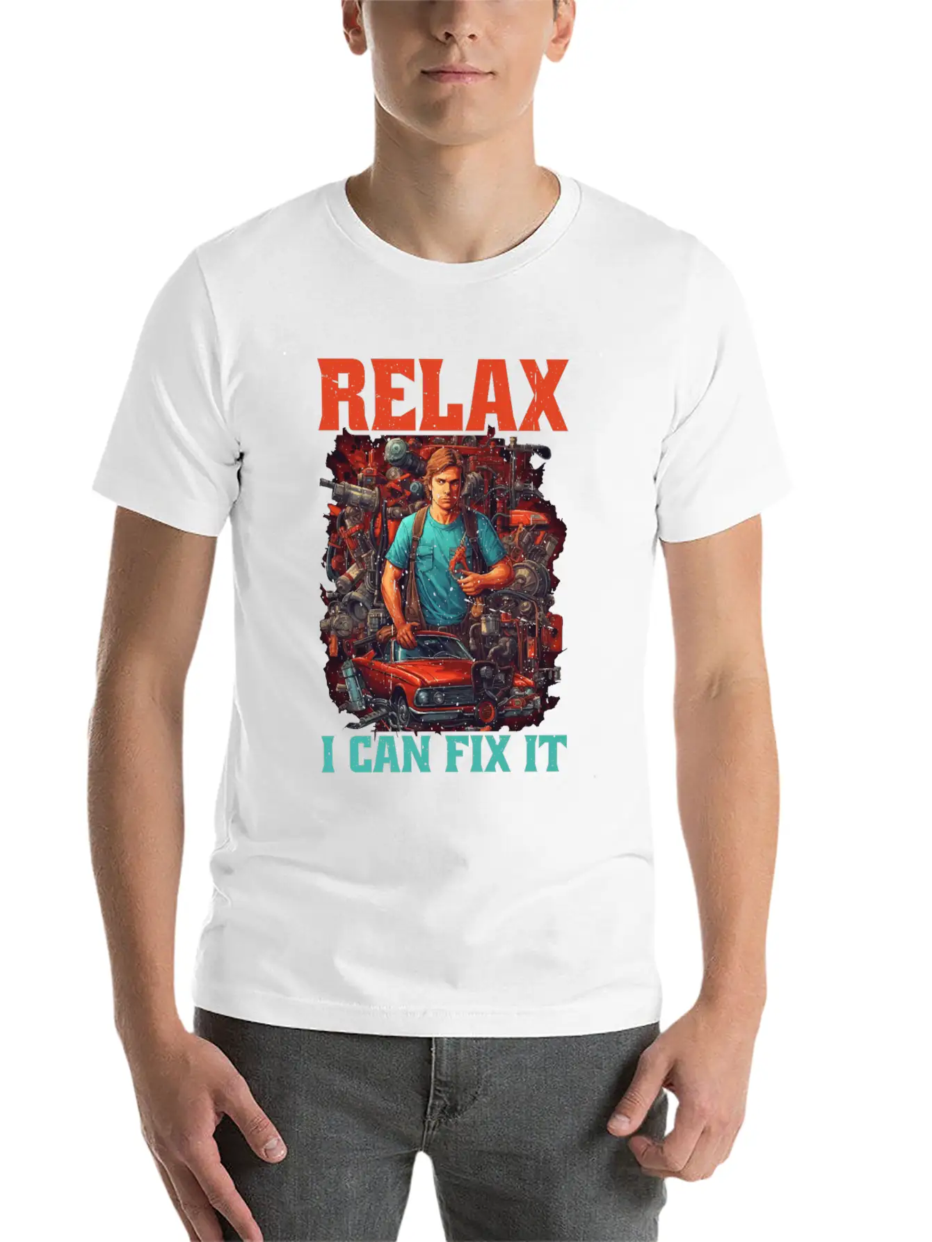 Relax I Can Fix It 18 Unisex Casual T-Shirt – Clean Design For Daily Comfort