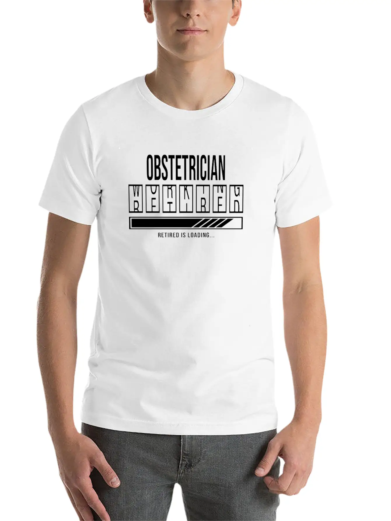 Retirement Gift Idea Retired Obstetrician Unisex Casual T-Shirt – Clean Design For Daily Comfort