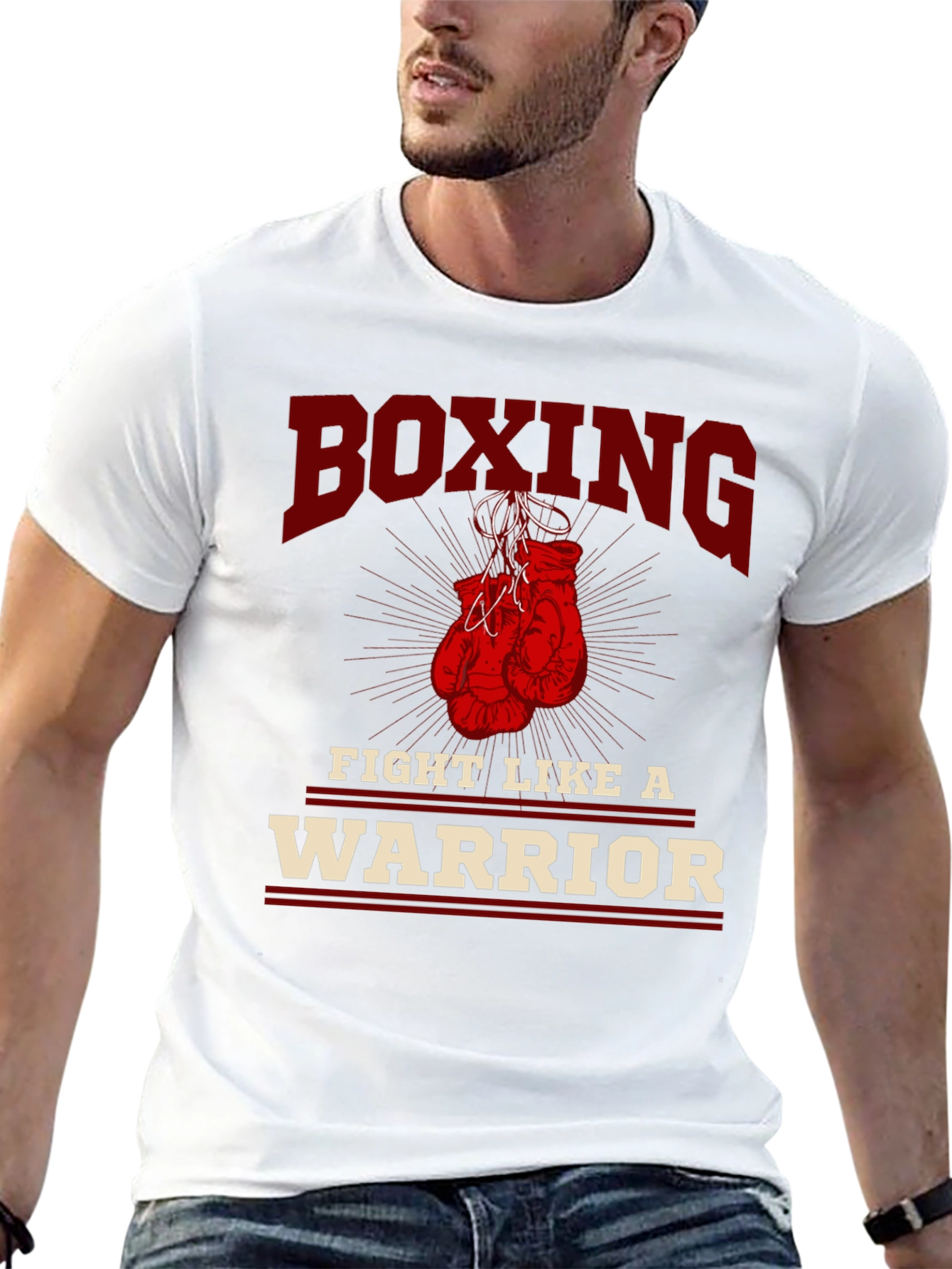 Boxing Warrior Graphic T-Shirt