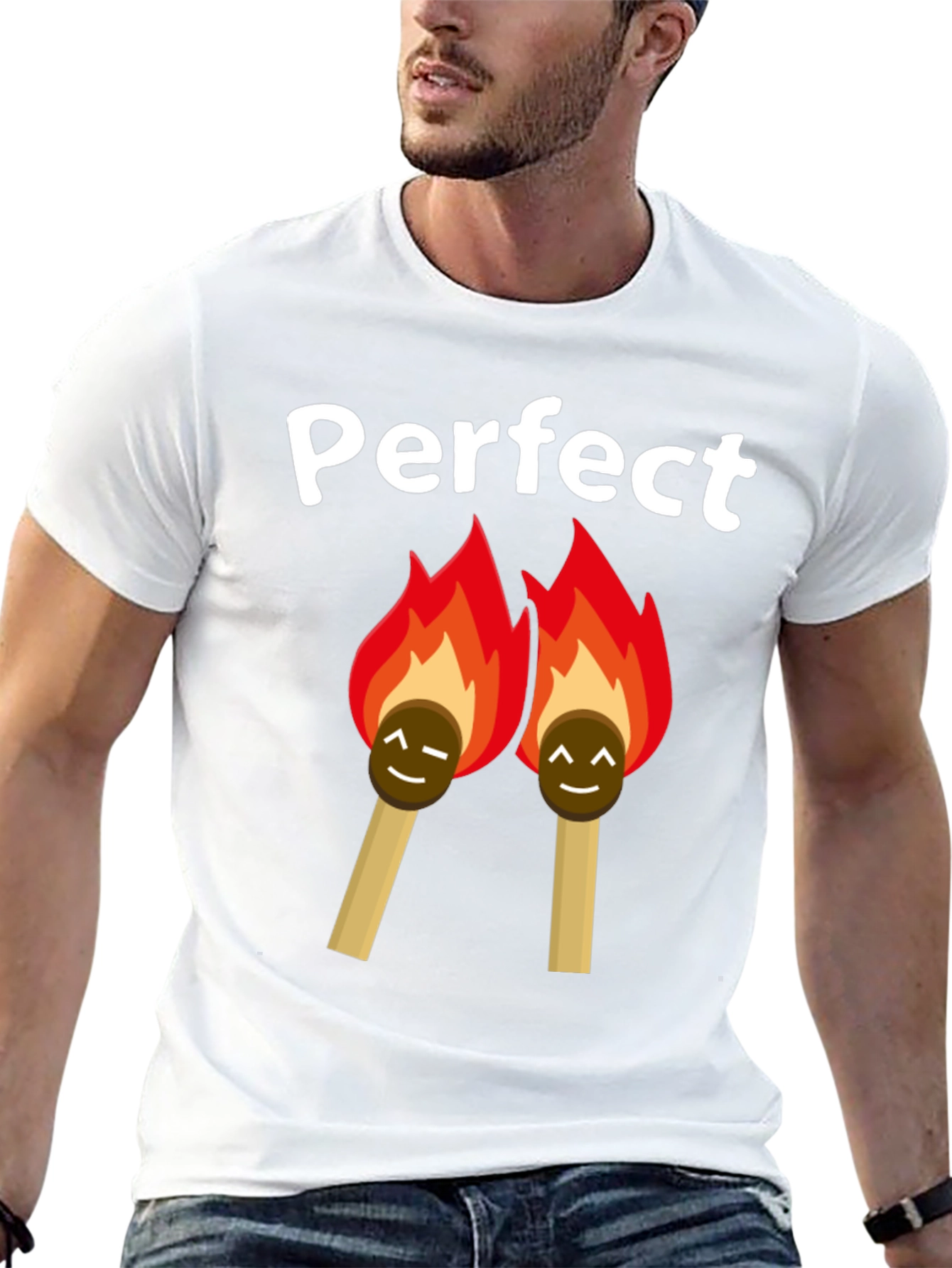 Perfect Match T-Shirt - Novelty Graphic Tee