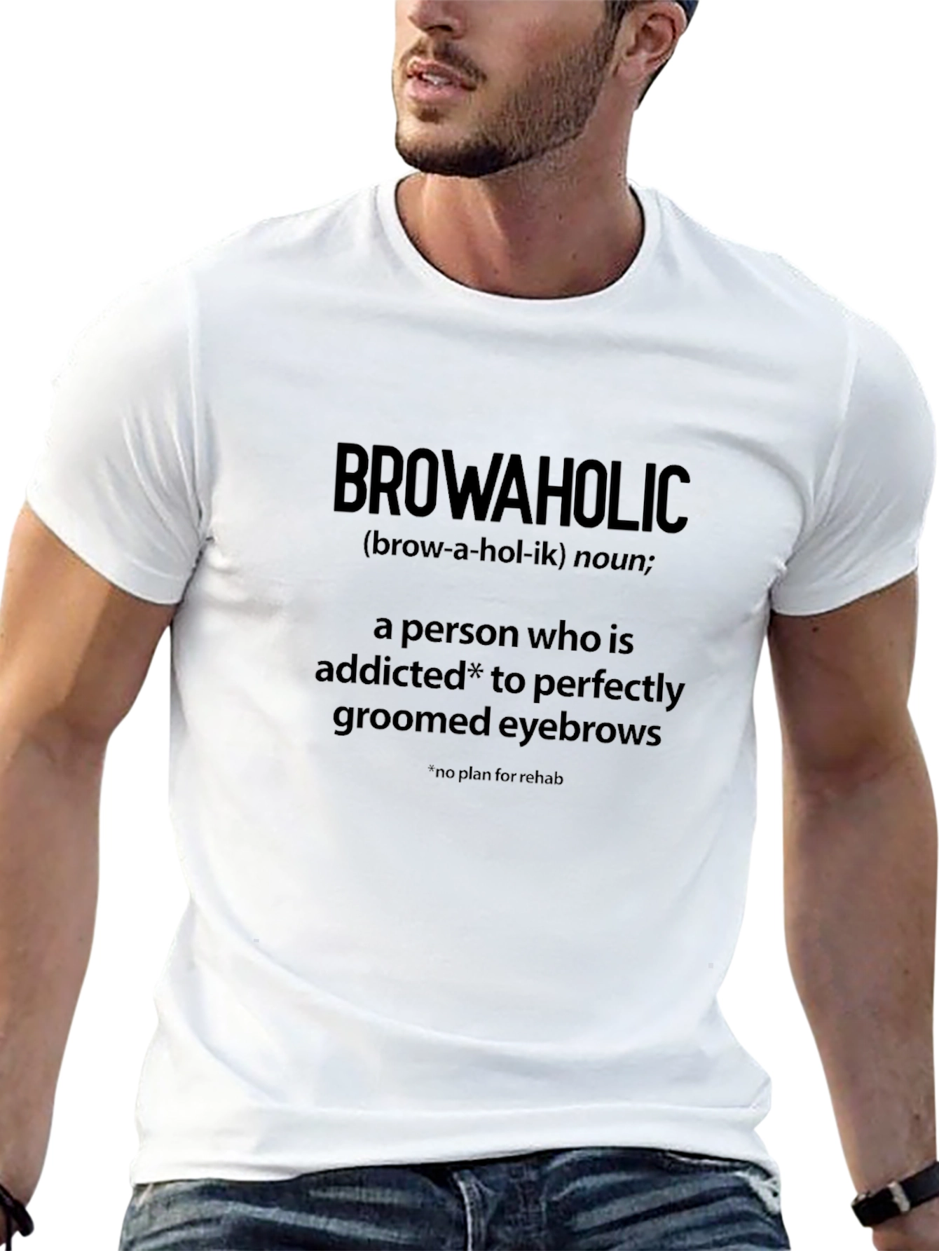 Browaholic T-Shirt - Eyebrow Obsessed