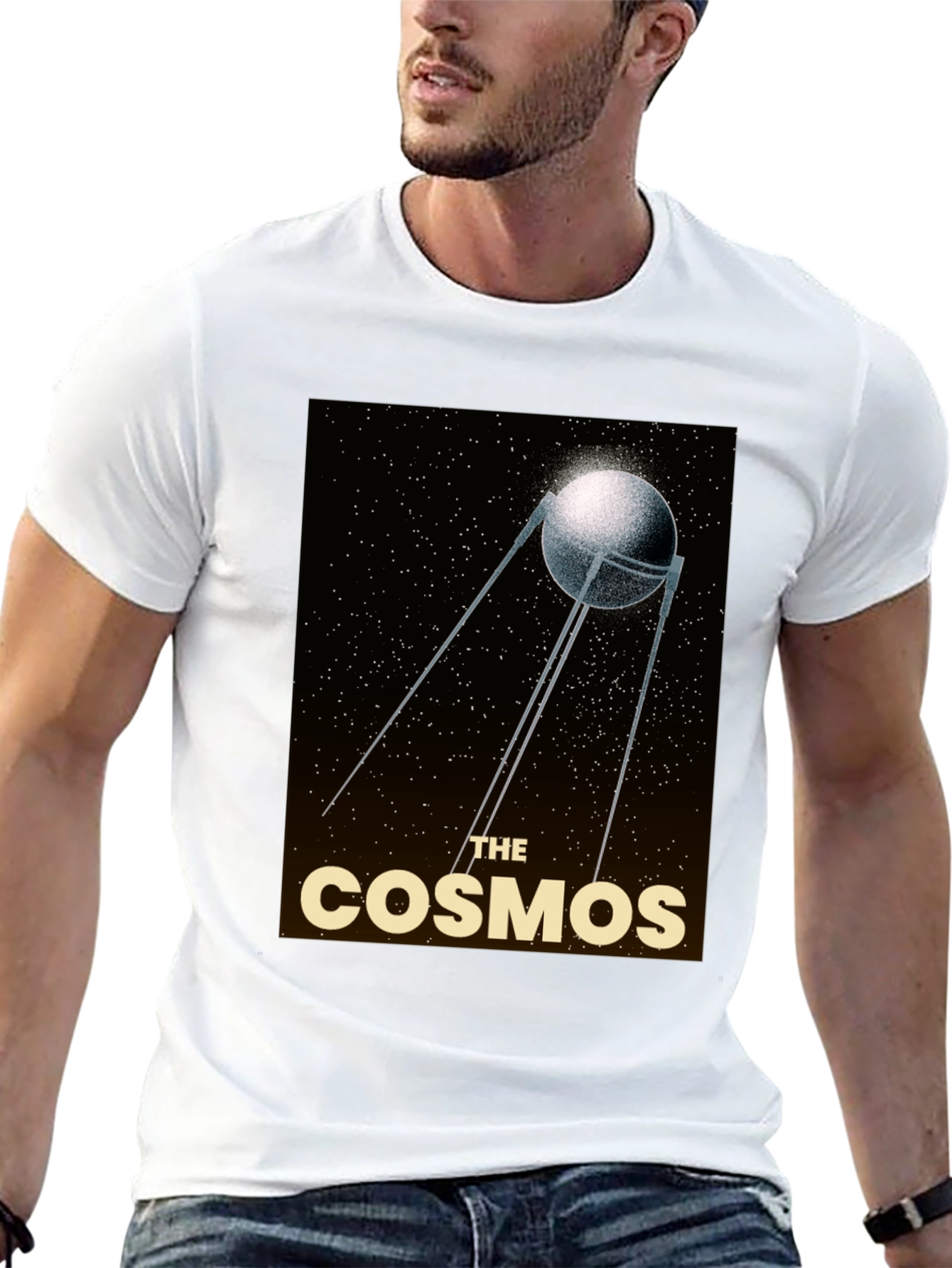The Cosmos Graphic T-Shirt - Space Exploration Design