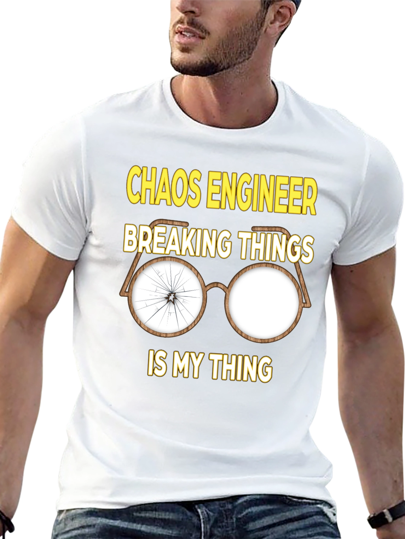Chaos Engineer Breaking Things T-Shirt