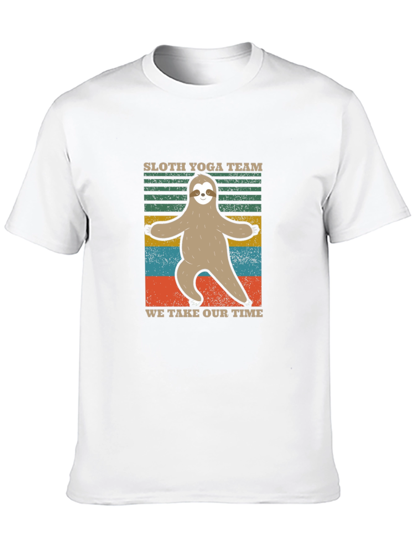 Sloth Yoga Team Tee - Relaxed Fit T-Shirt
