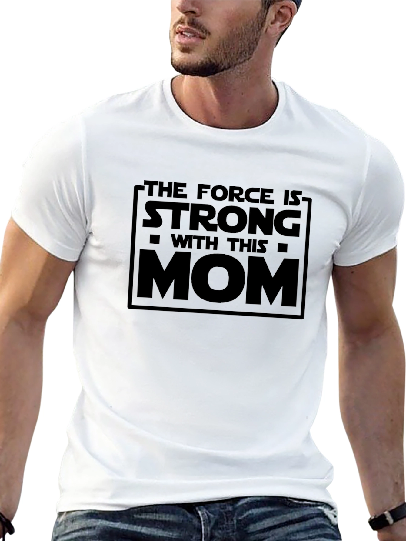 Force is Strong Mom Graphic T-Shirt