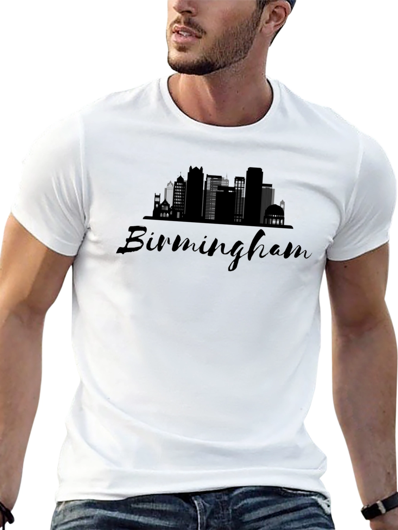 Birmingham Skyline Graphic Tee - Stylish City Pride