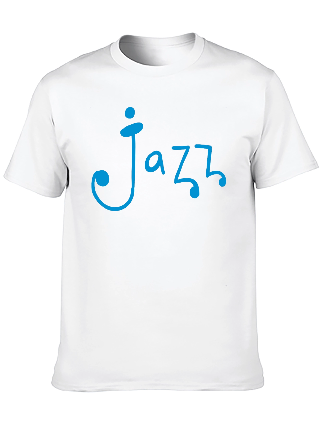 Cool Jazz Music T-Shirt - Stylish Blue Design