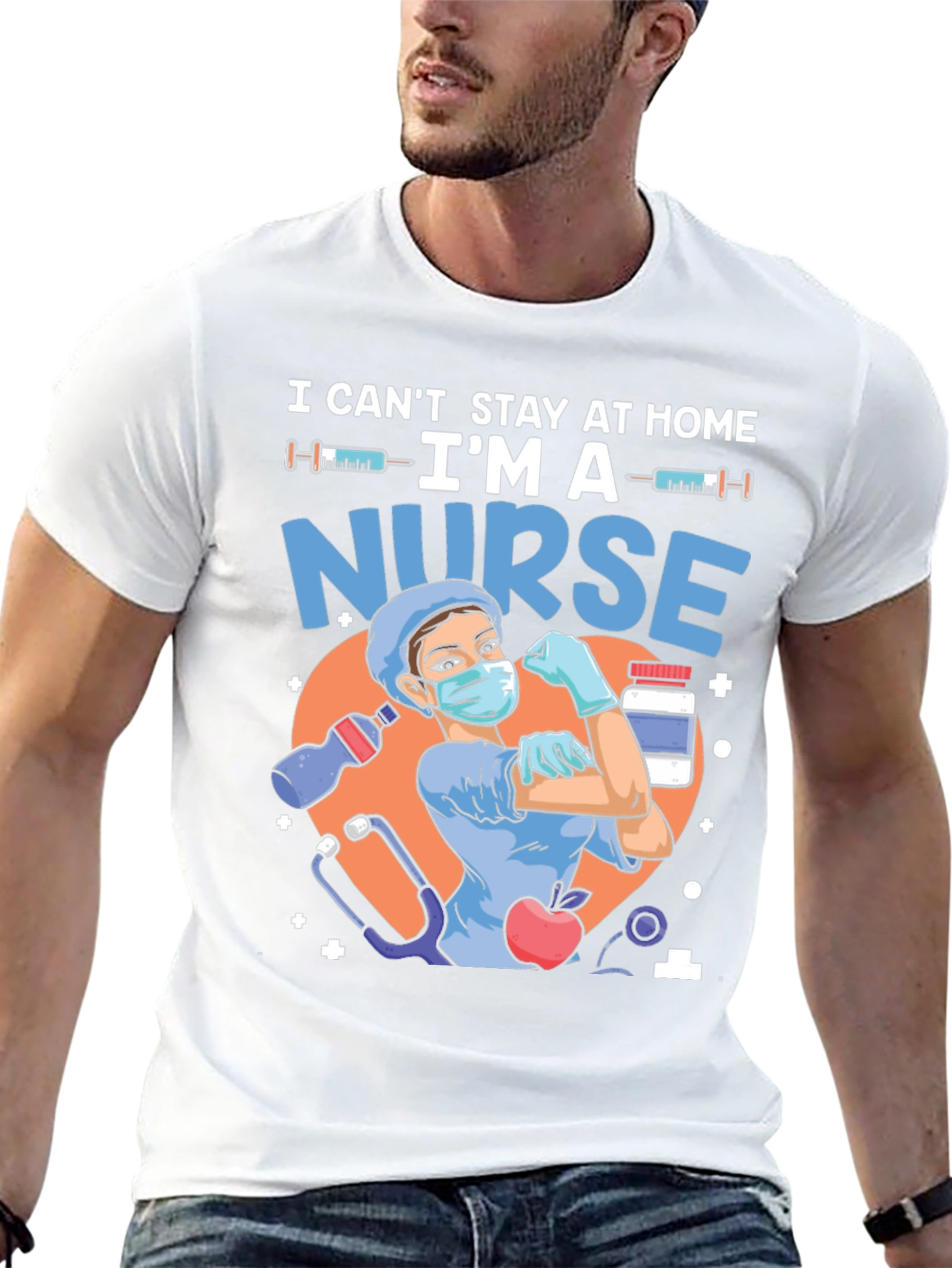 Nurse Graphic T-Shirt - Hero Apparel