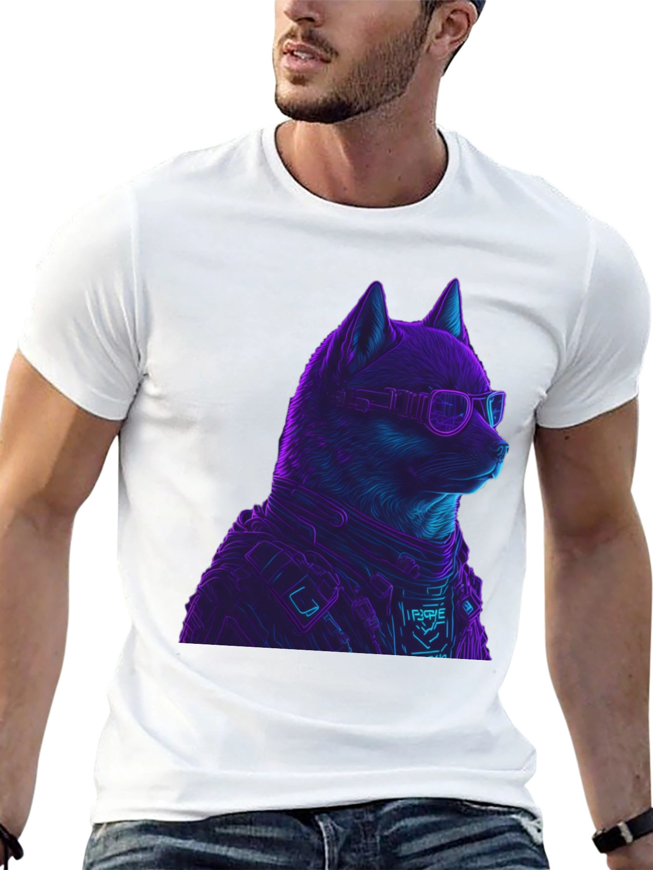 Cyberpunk Dog T-Shirt