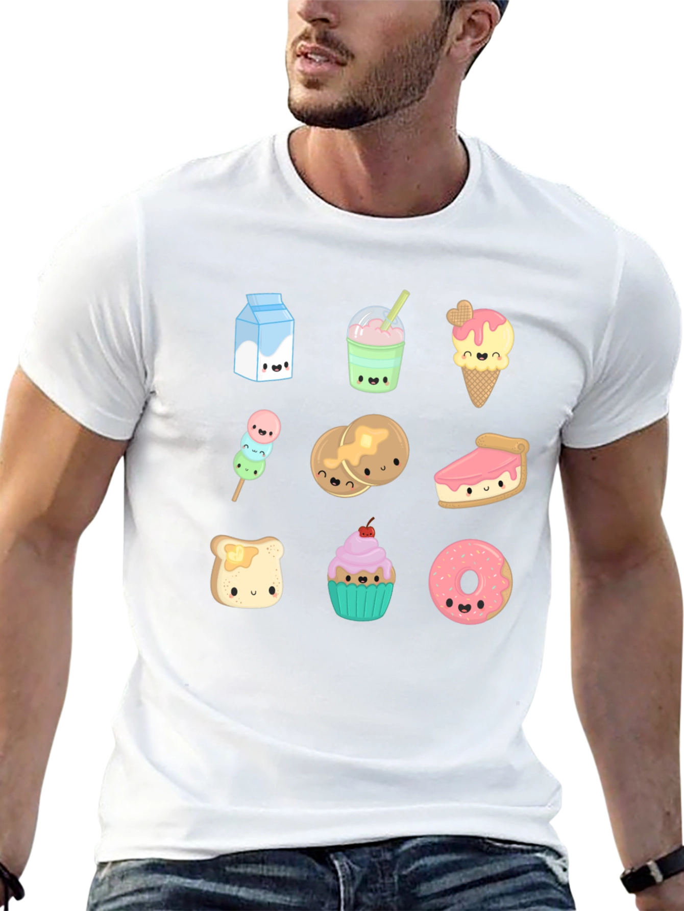 Kawaii Dessert T-Shirt - Cute Foodie Design