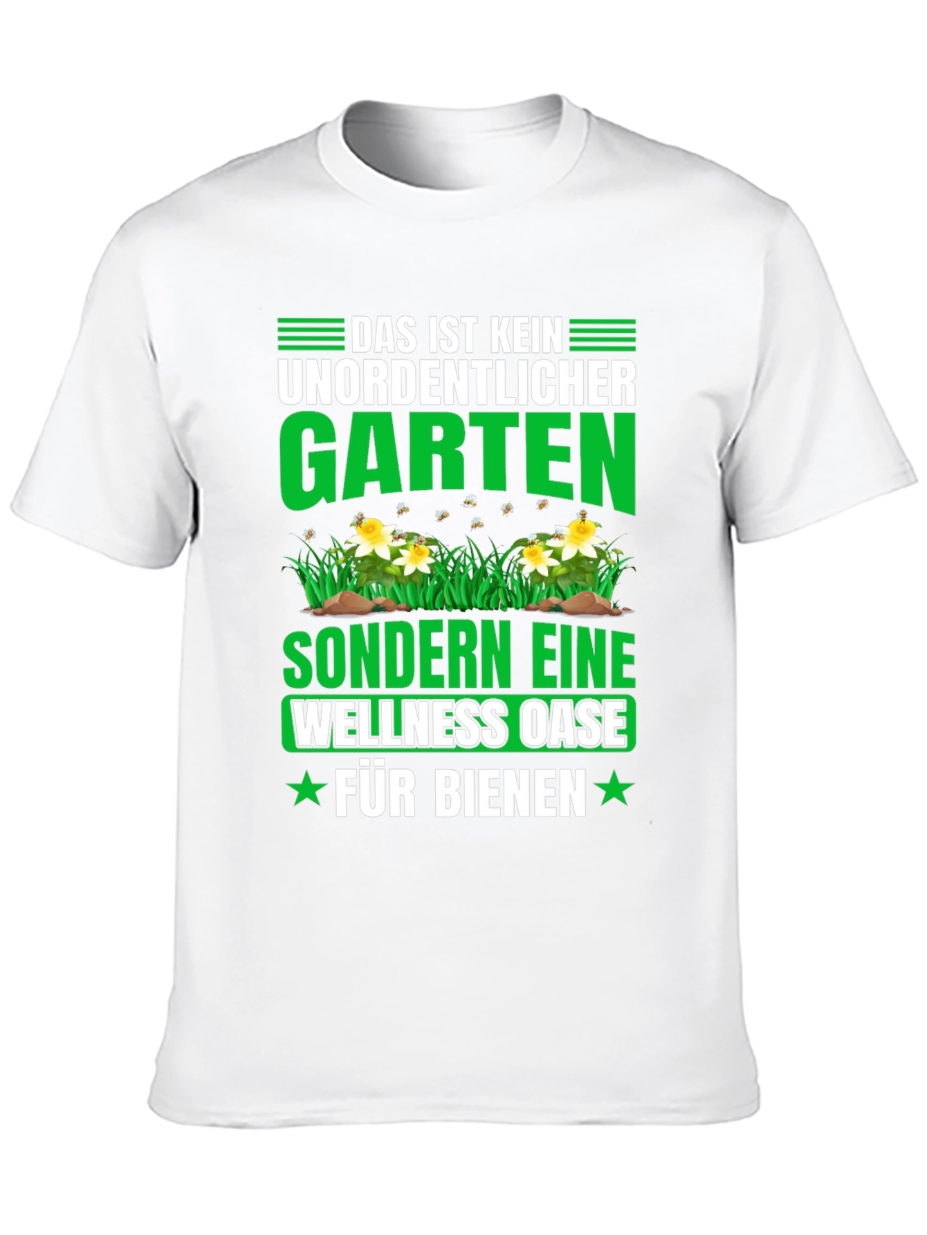 Funny Gardening T-Shirt: Wellness Oase Fur Bienen