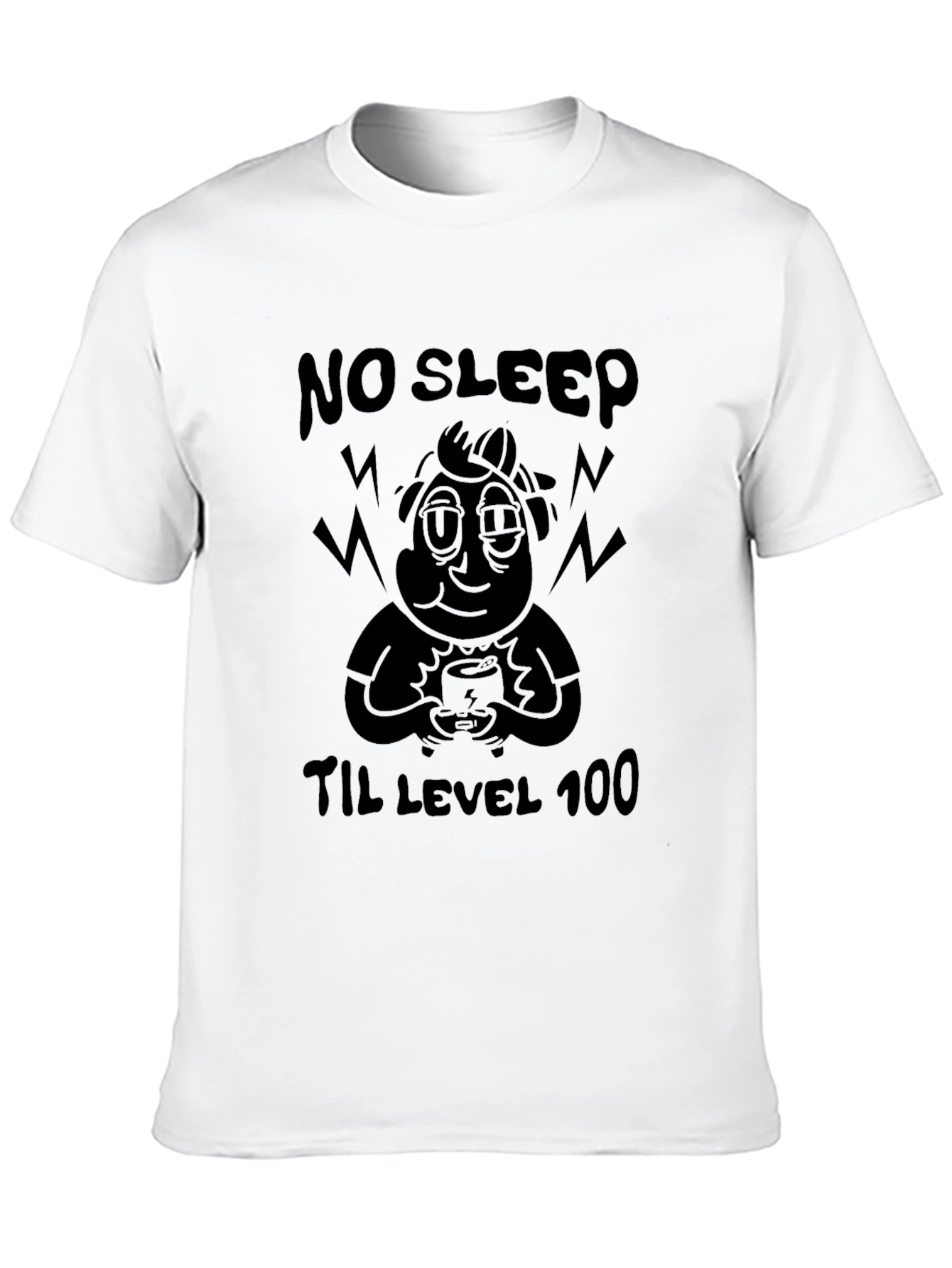 No Sleep Til Level 100 Black T-Shirt