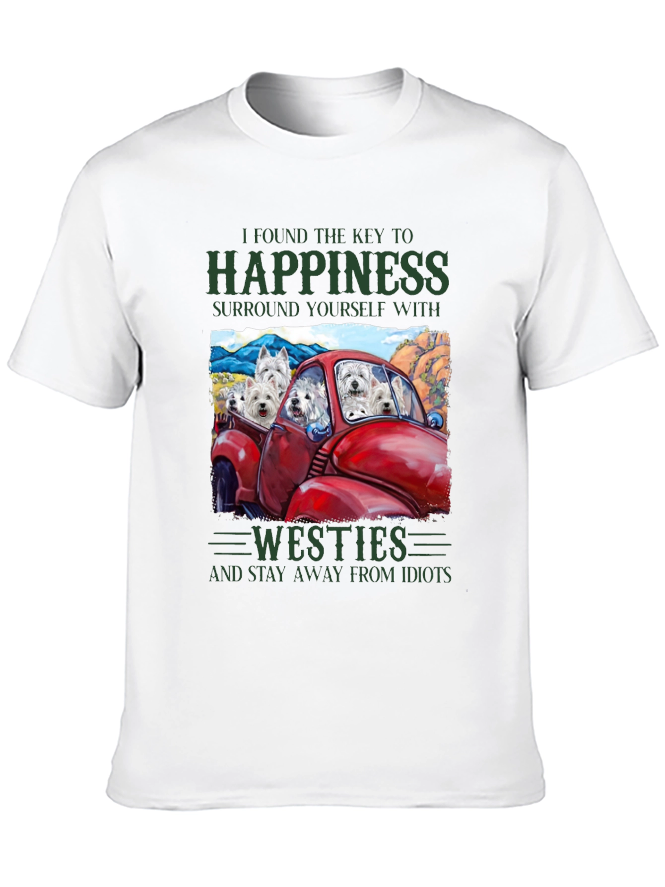 Westies Happiness Graphic T-Shirt