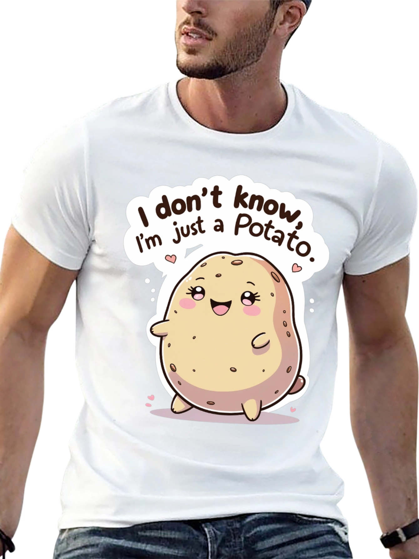 Funny Potato Graphic T-Shirt