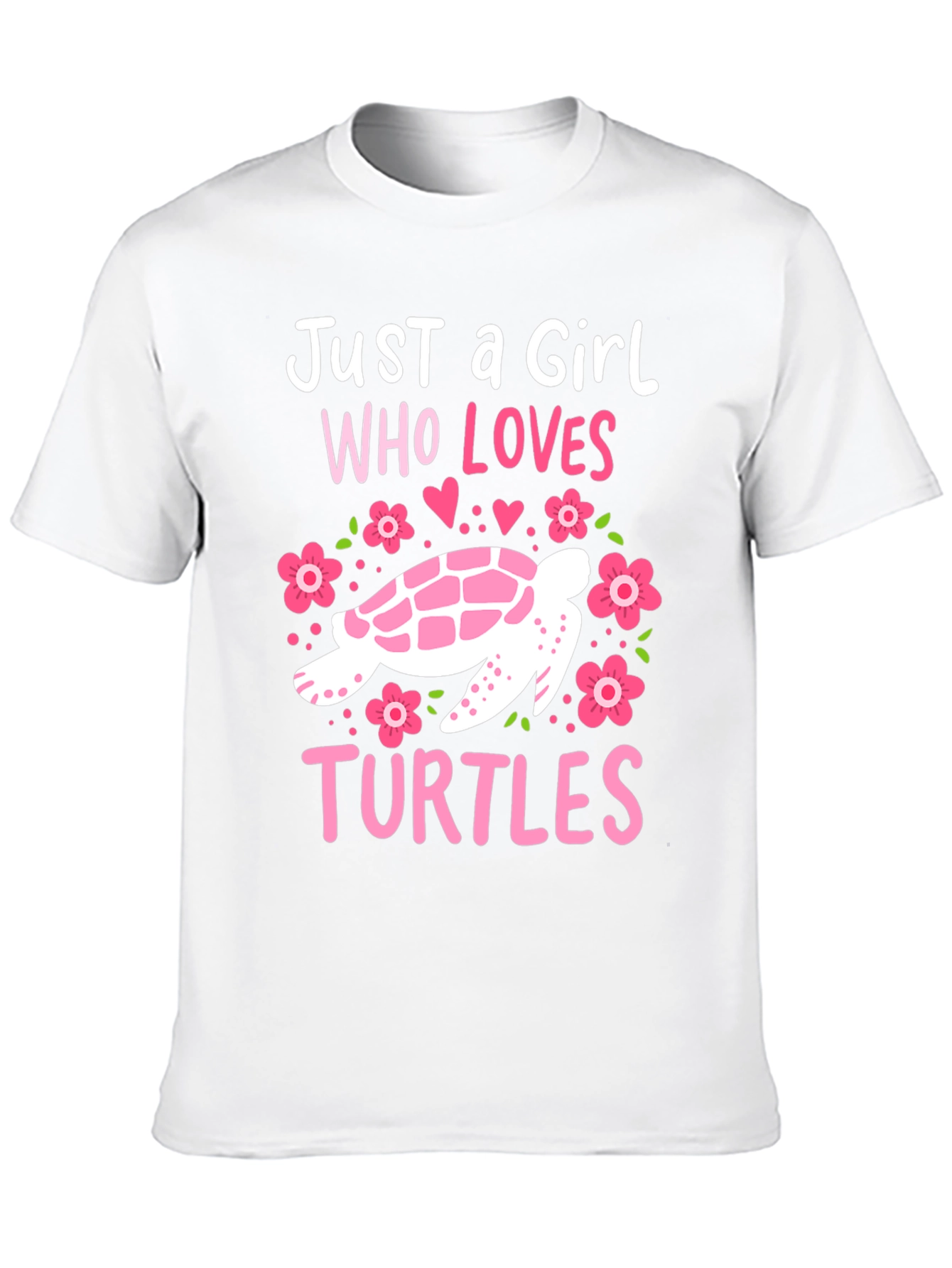 Girl Who Loves Turtles T-Shirt