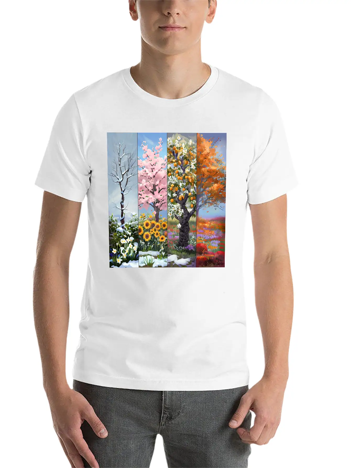 Seasons Unisex Casual T-Shirt – Clean Design For Daily Comfort