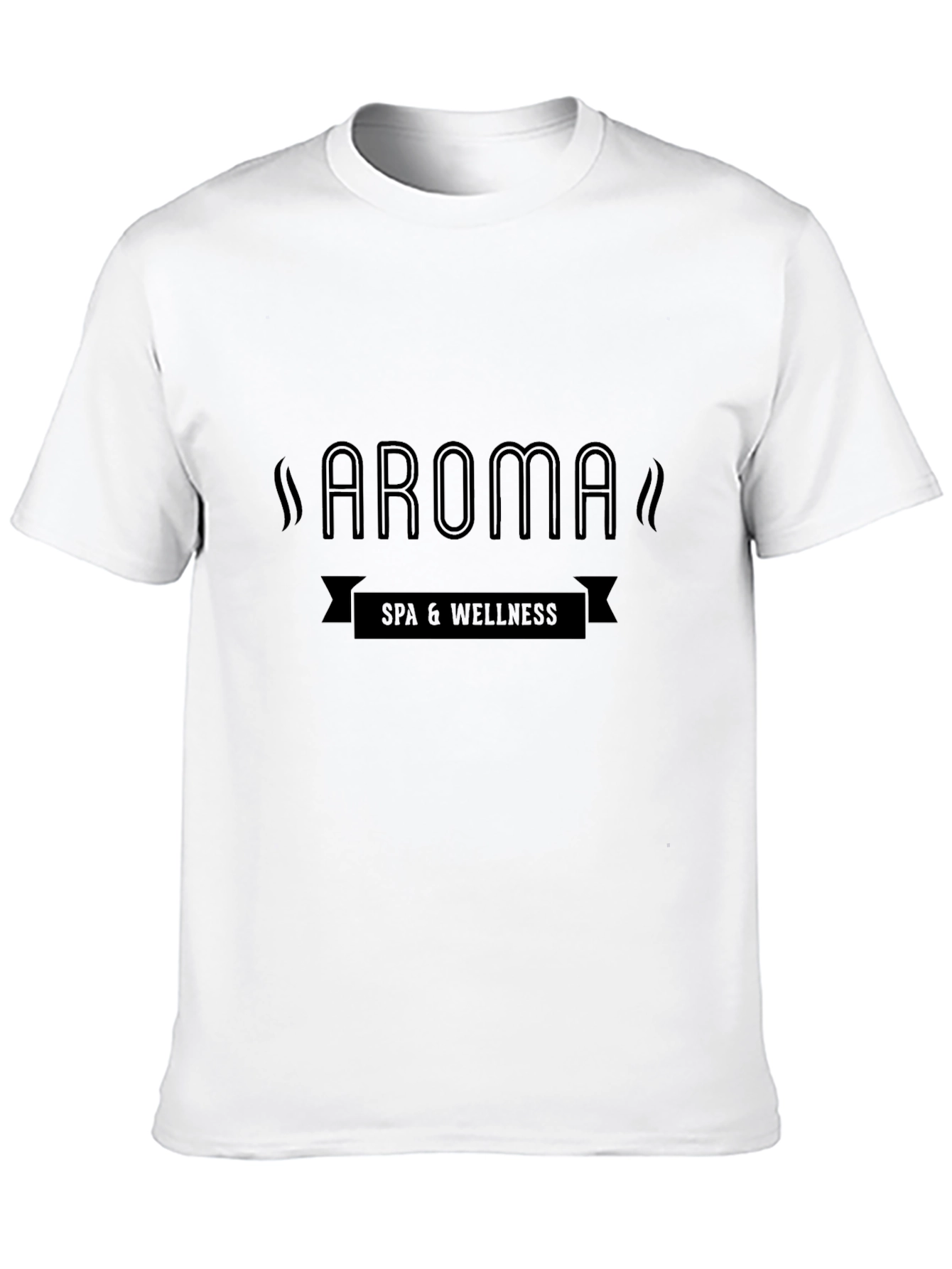 Aroma Spa & Wellness Black T-Shirt