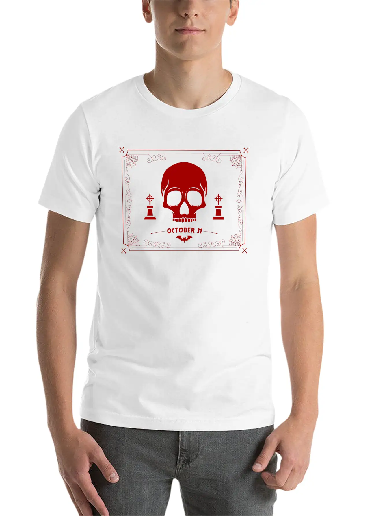 Skull Deamon Unisex Casual T-Shirt – Clean Design For Daily Comfort