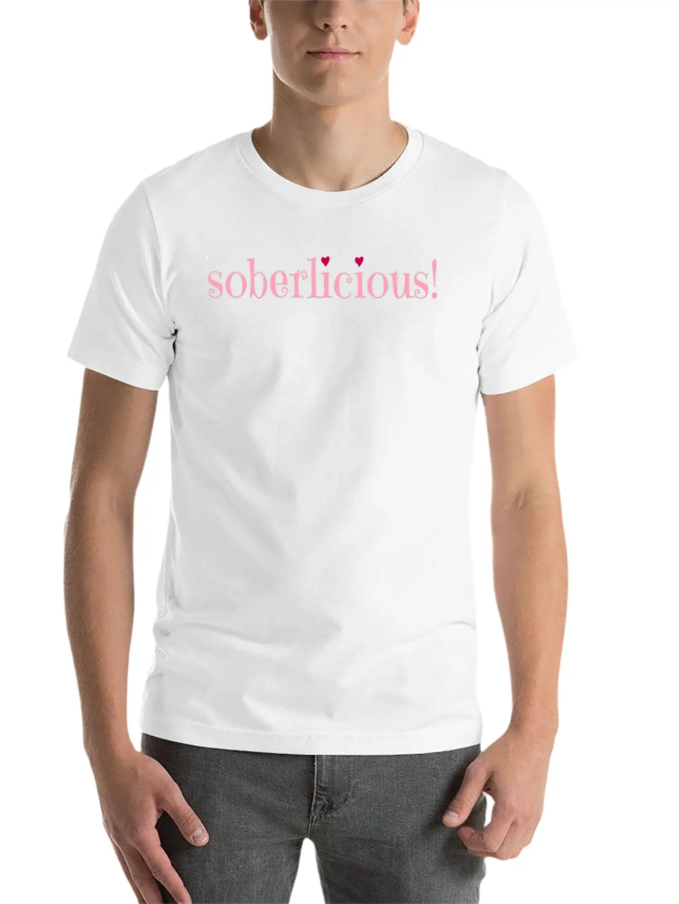 Soberlicious V1 Two-tone Unisex Casual T-Shirt – Clean Design For Daily Comfort